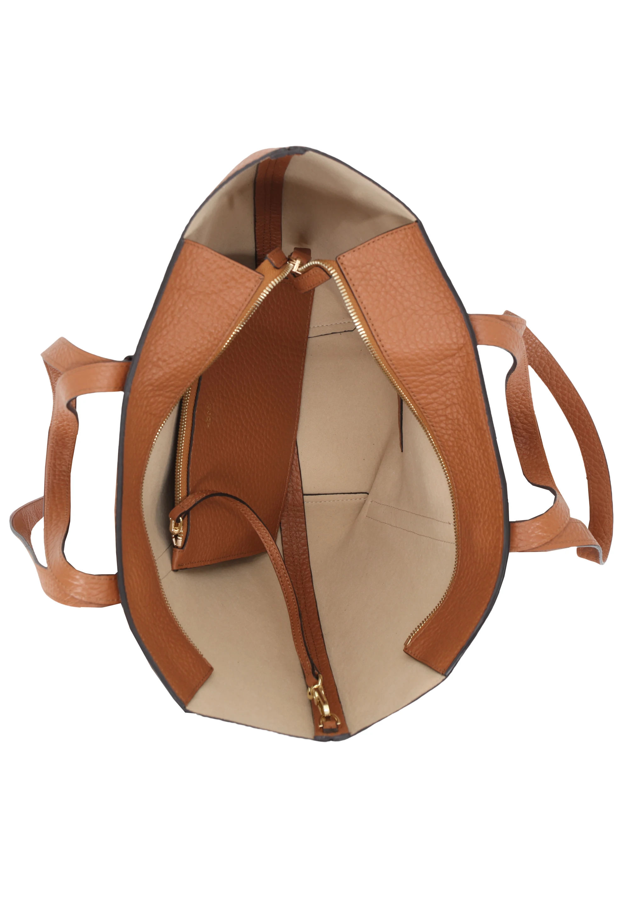 Sac shopping COSMO media Cuir Tekla Sac shopping COSMO media Cuir Tekla