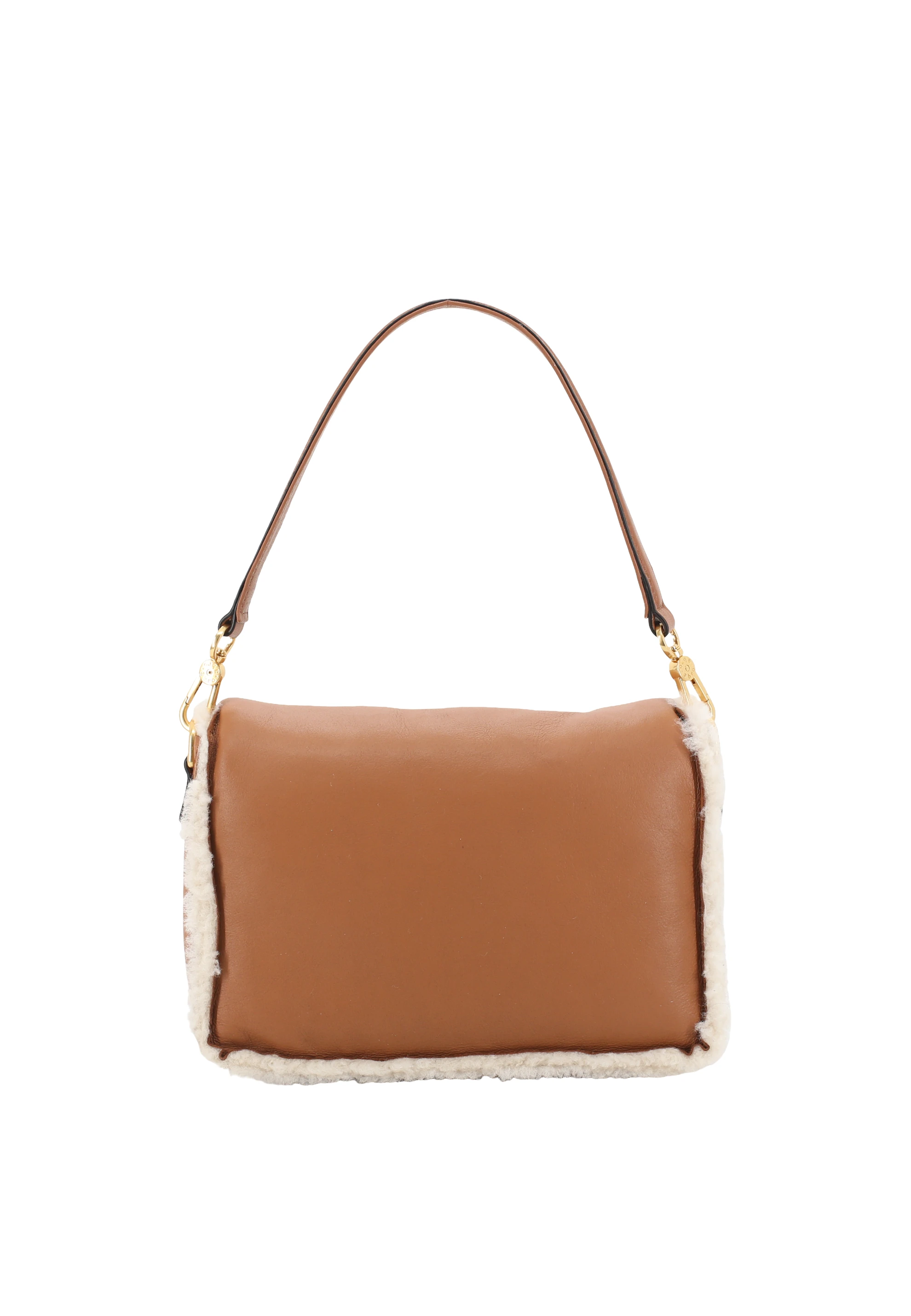 Bolso de hombro TEMI Piel Shearling reversible