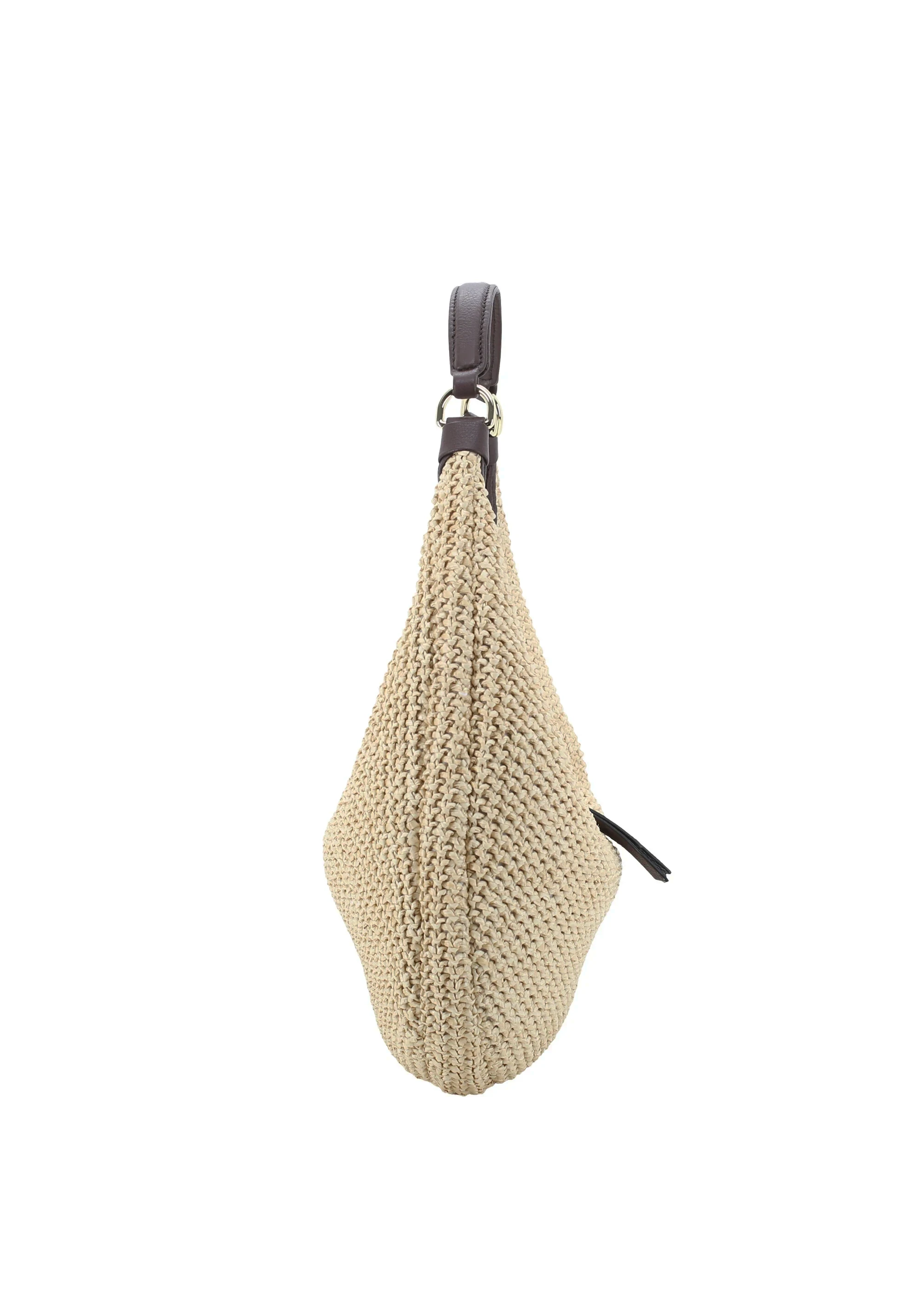 Sac NANA small Raffia Maglia/cuir
