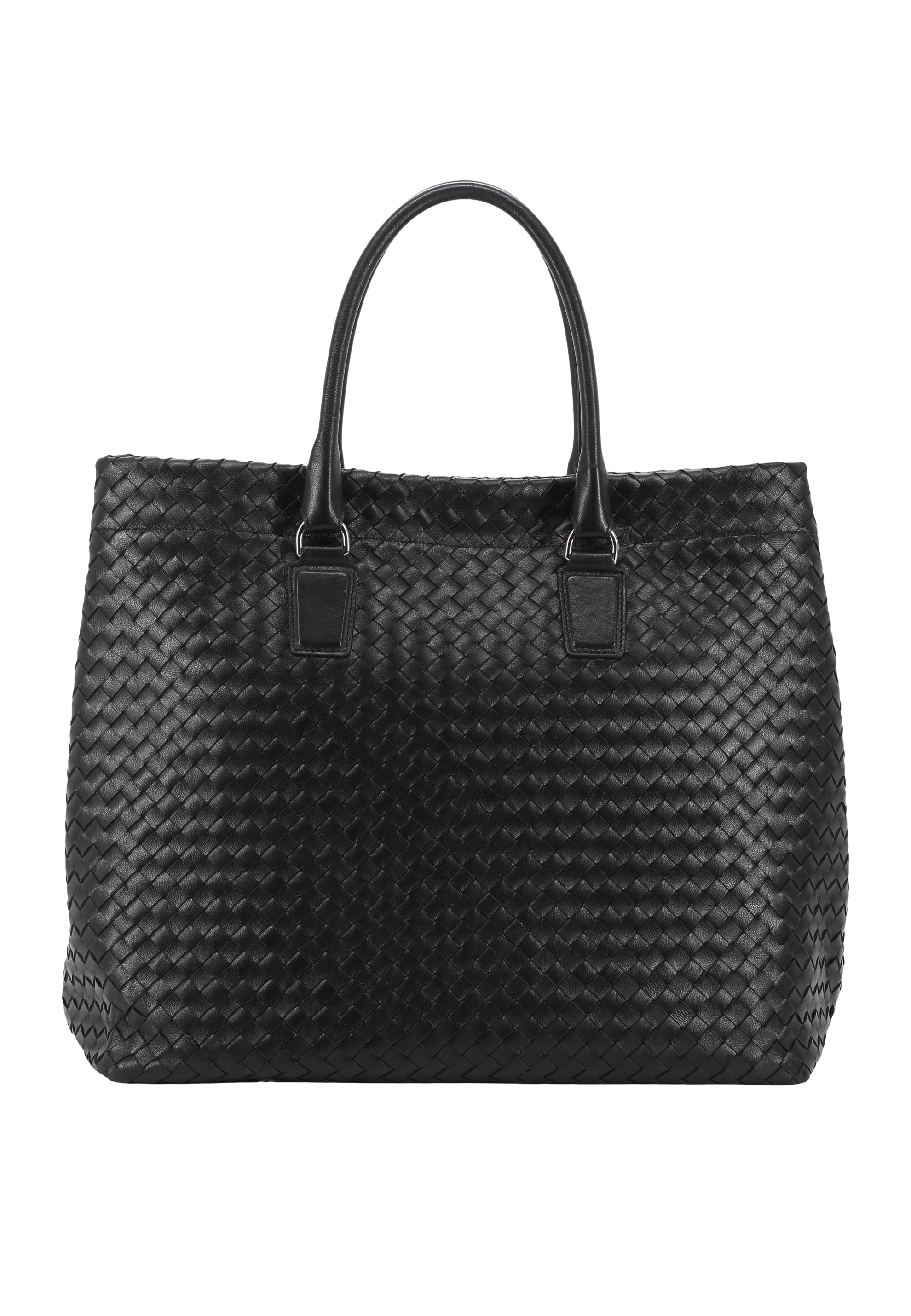 Shopper ROOFTOP Leder Piuma weaving
