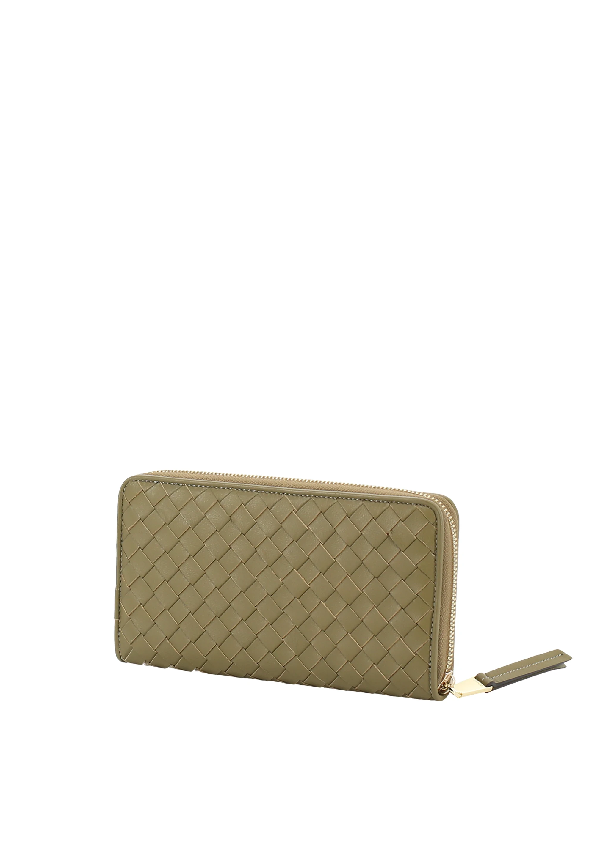 Monedero Piel Piuma Weaving