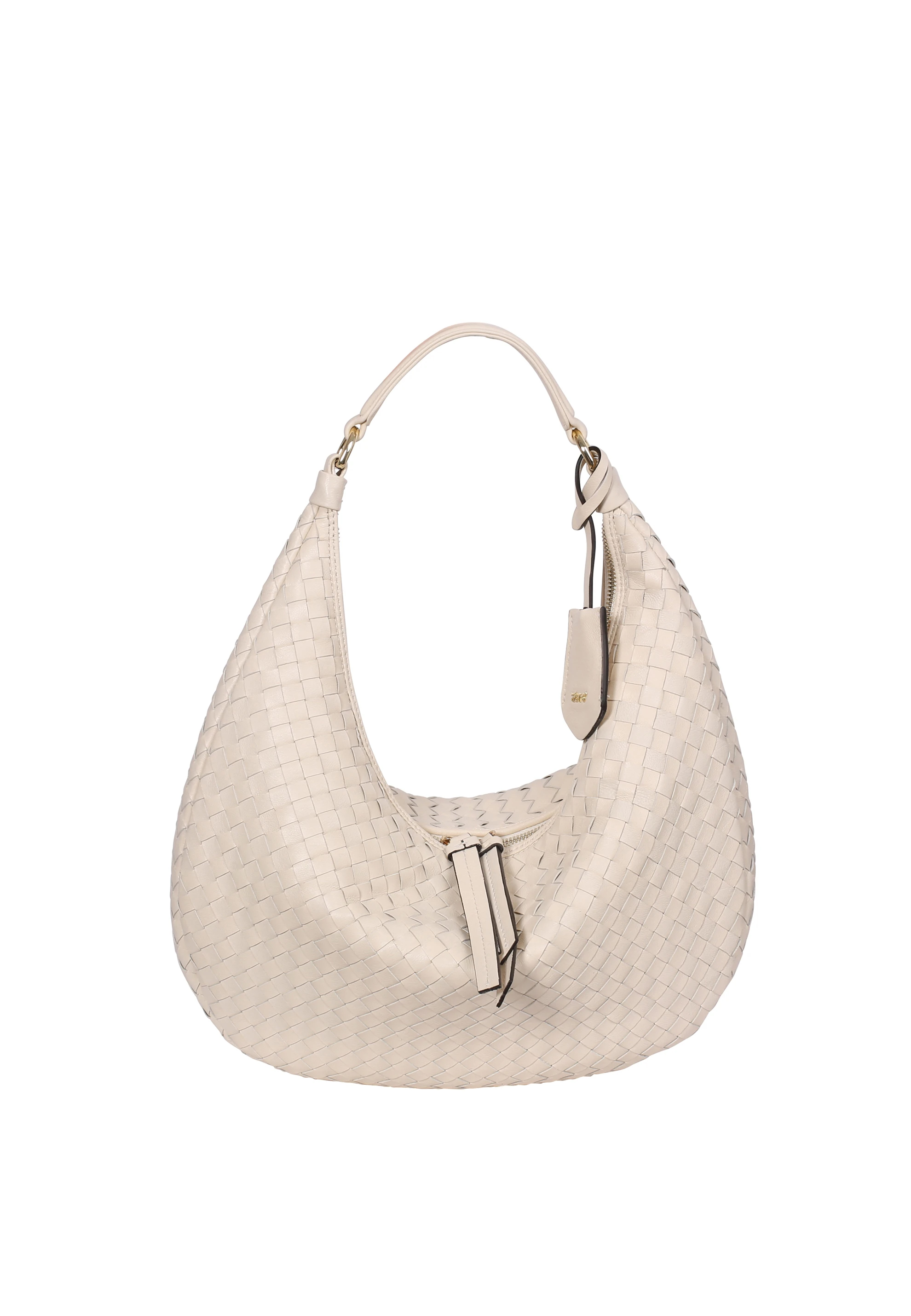 Beutel NANA small Leder Piuma weaving