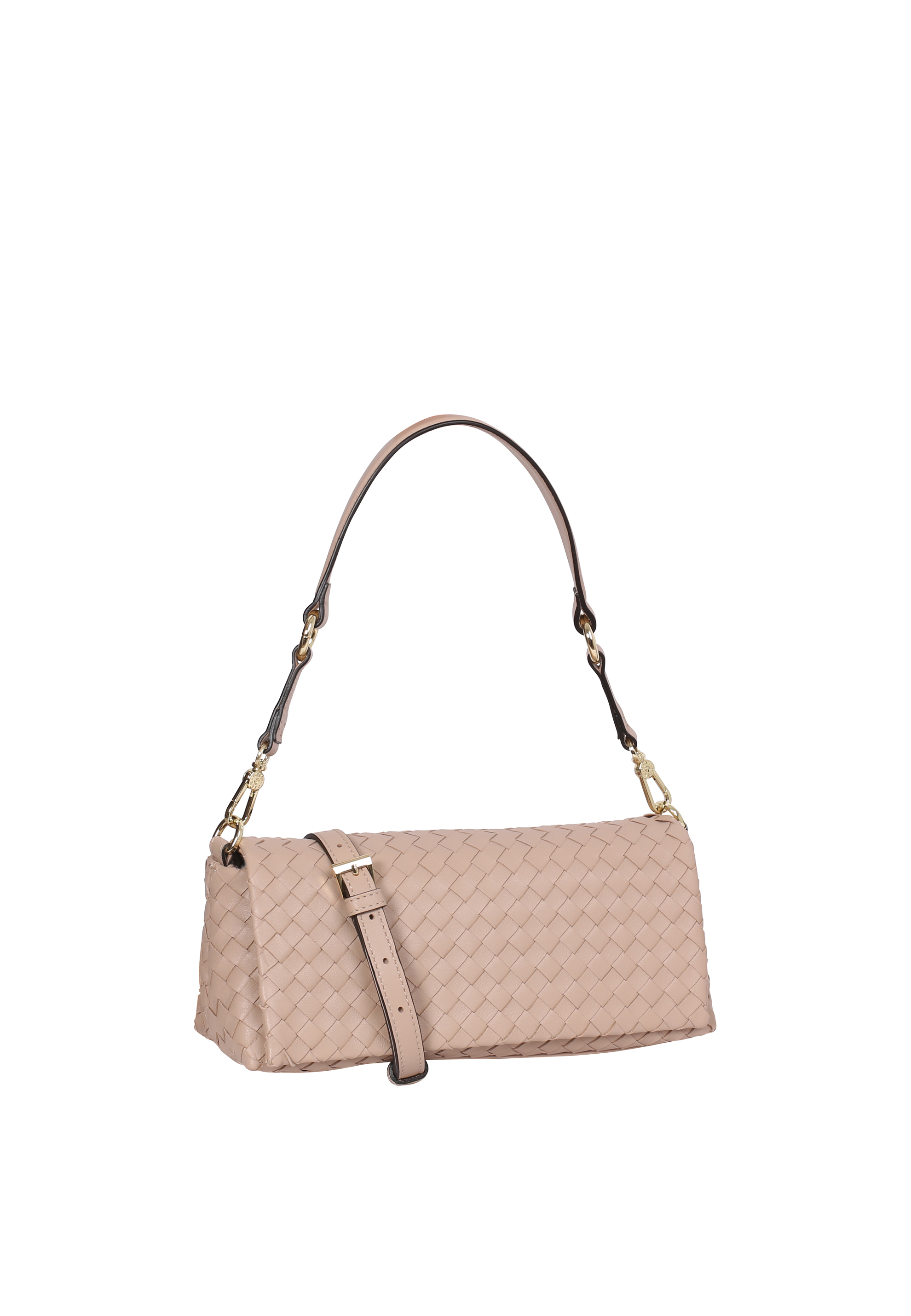 Shoulderbag MILA Leather Piuma weaving
