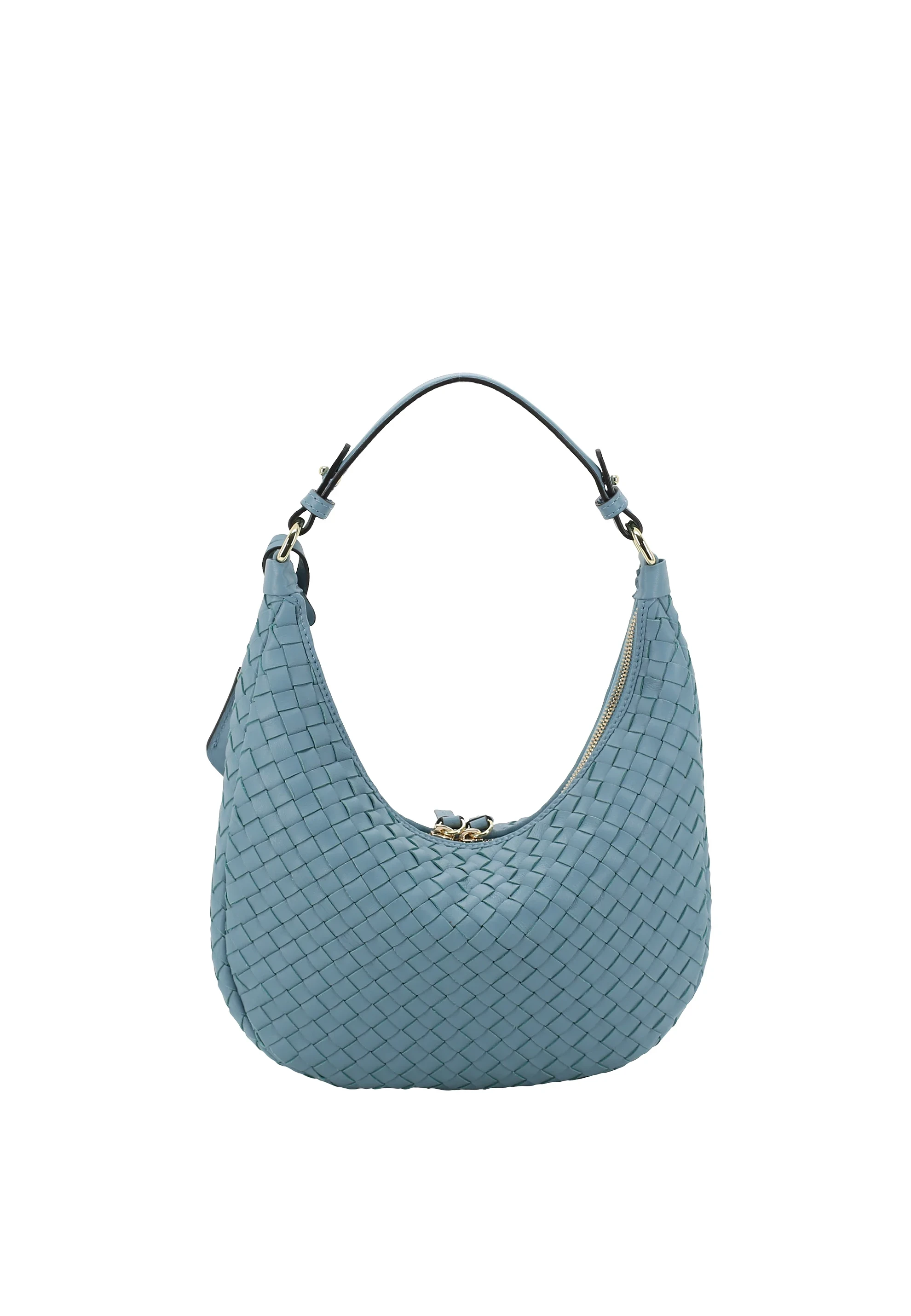 Beutel NANA mini Leder Piuma weaving