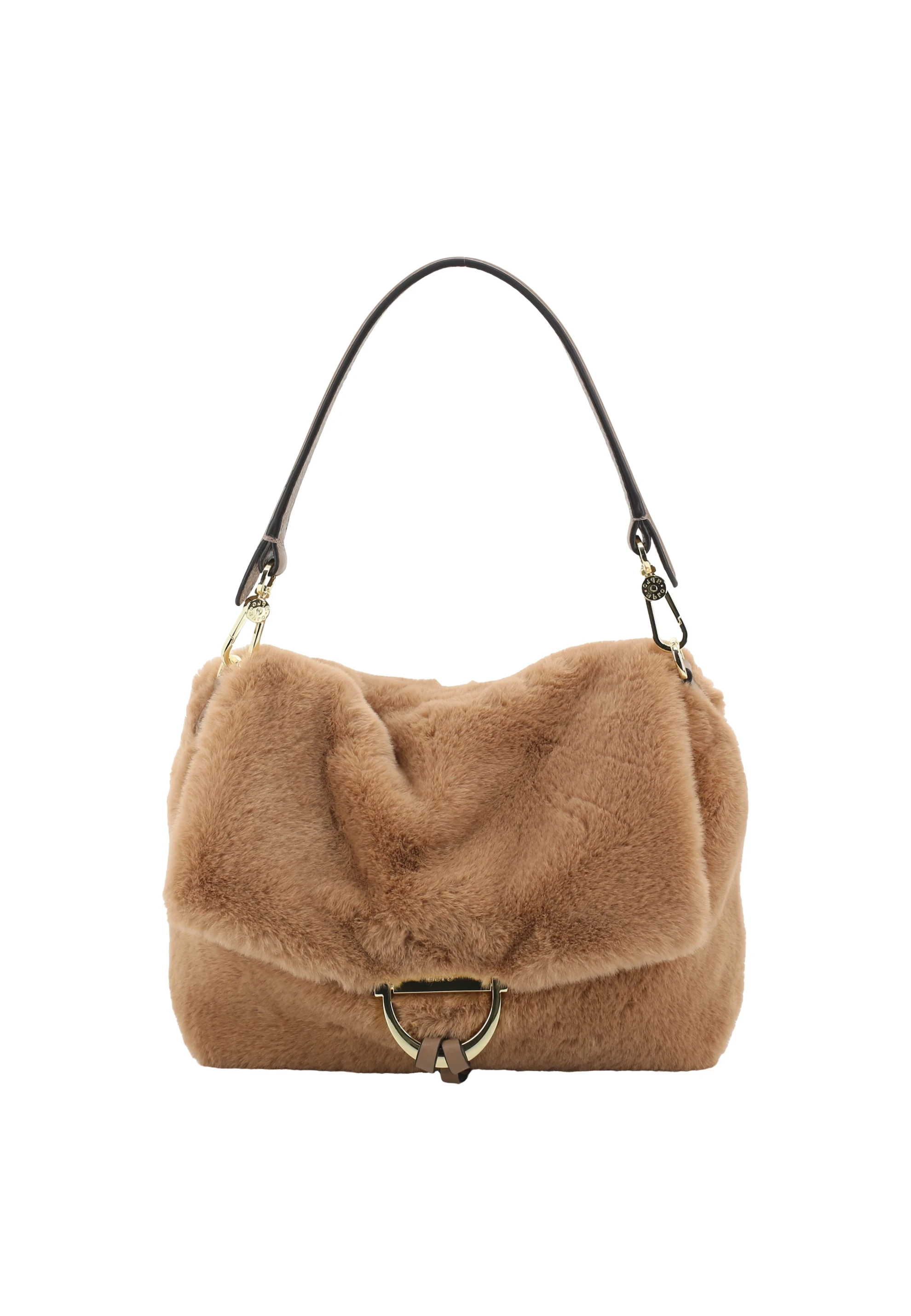 borsa a spalla TEMI medium Pelle Eco Fur