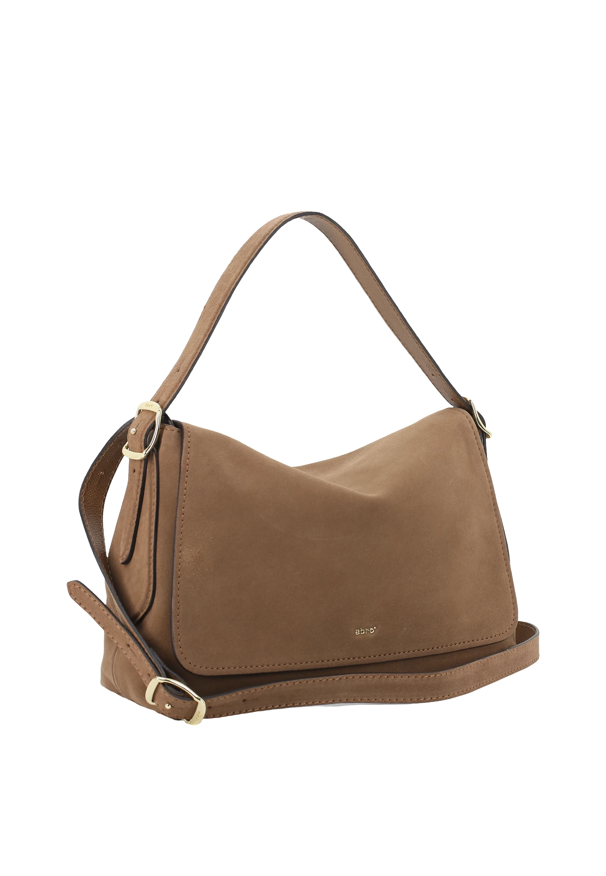 Schultertasche  CARINA Leder Suede
