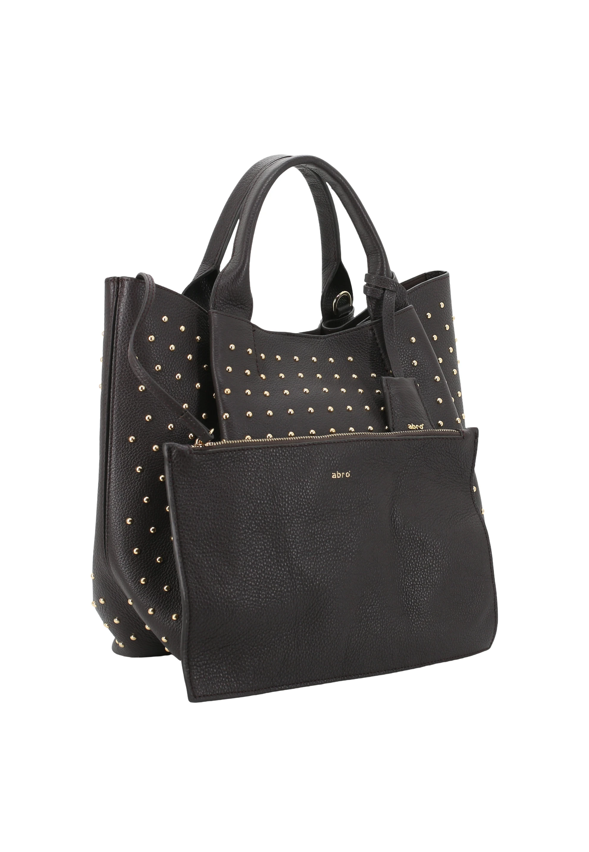 Sac shopping ESSENTAIL medium Cuir Agave