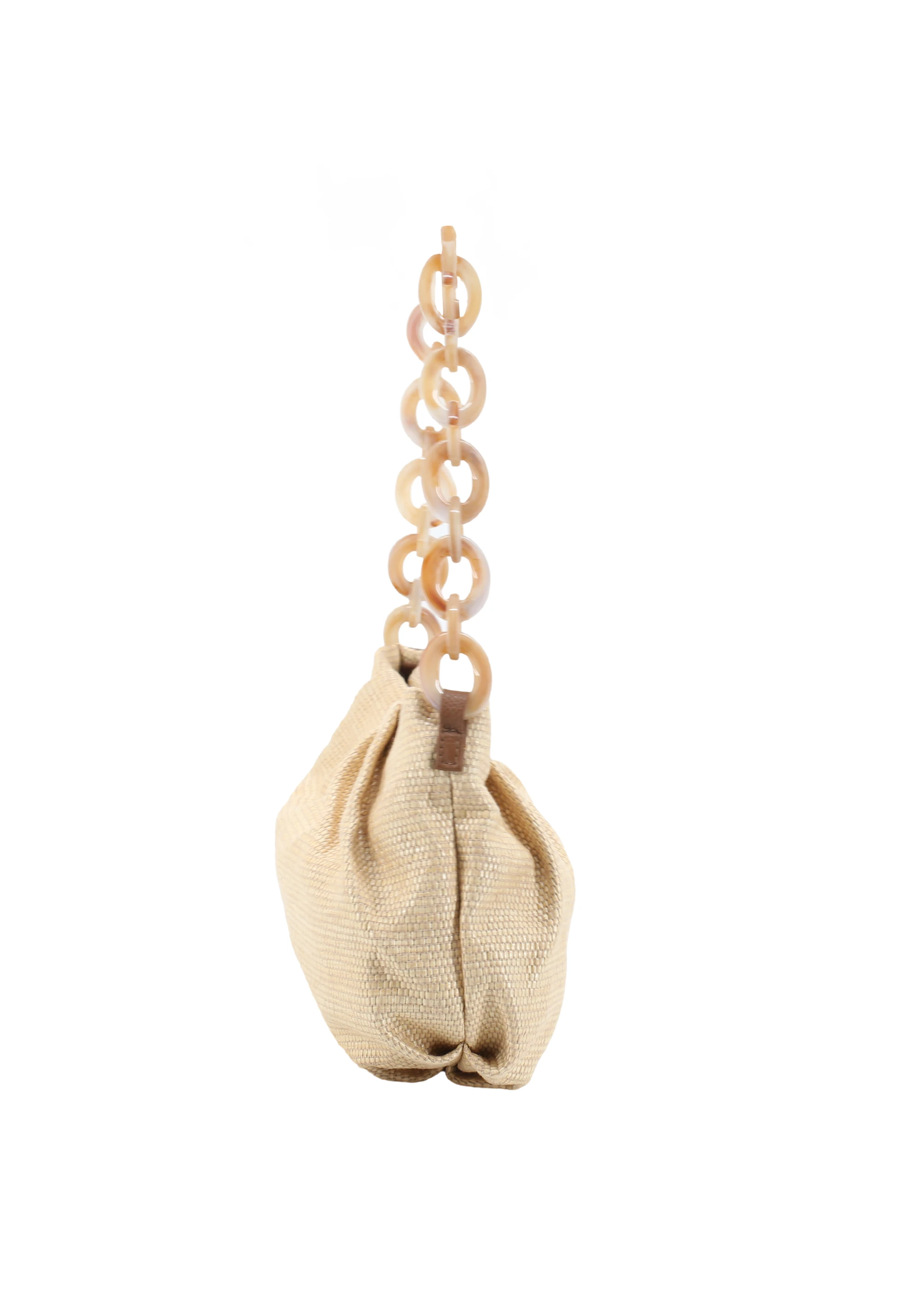 Schultertasche DAYA Raffia leggera