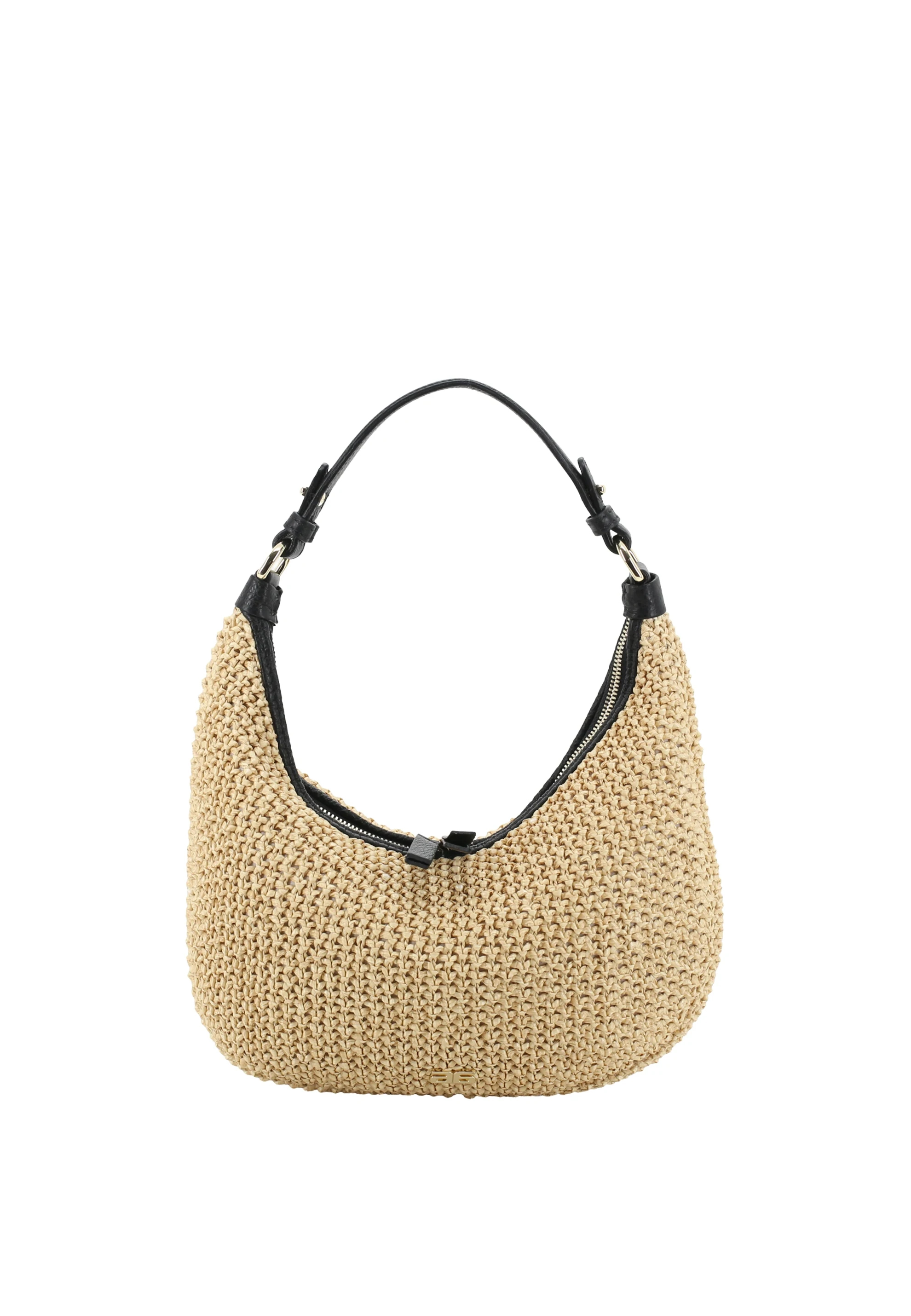 Sac NANA mini Raffia Maglia/cuir