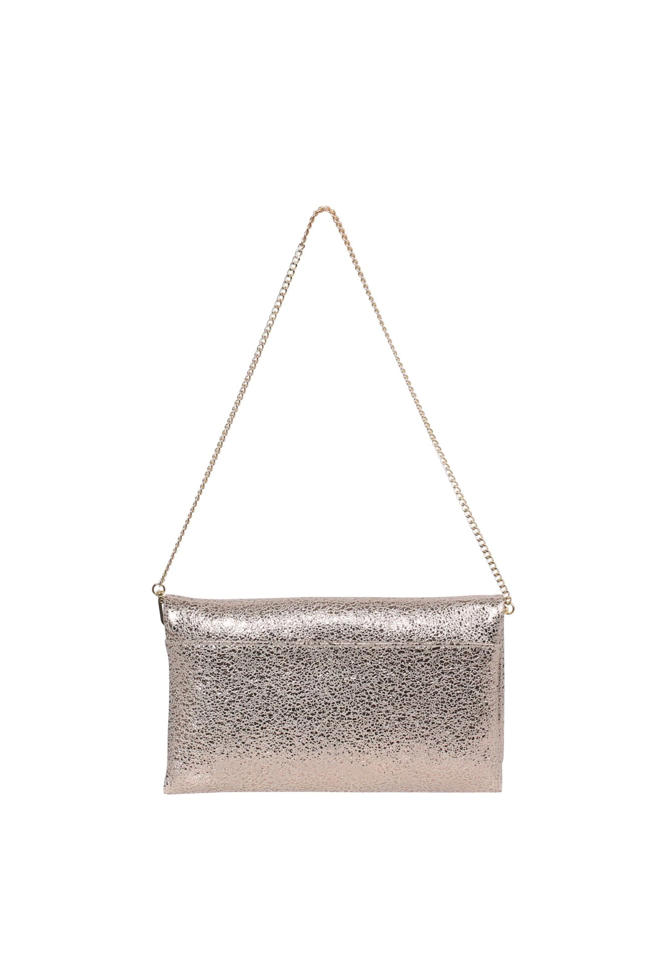 Clutch Leather Metallic