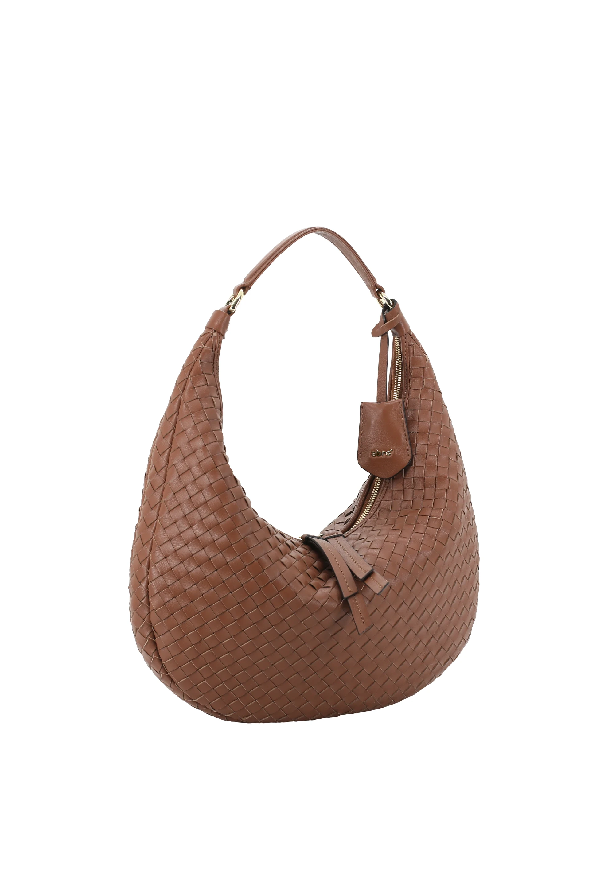 Sac NANA small Cuir Piuma weaving