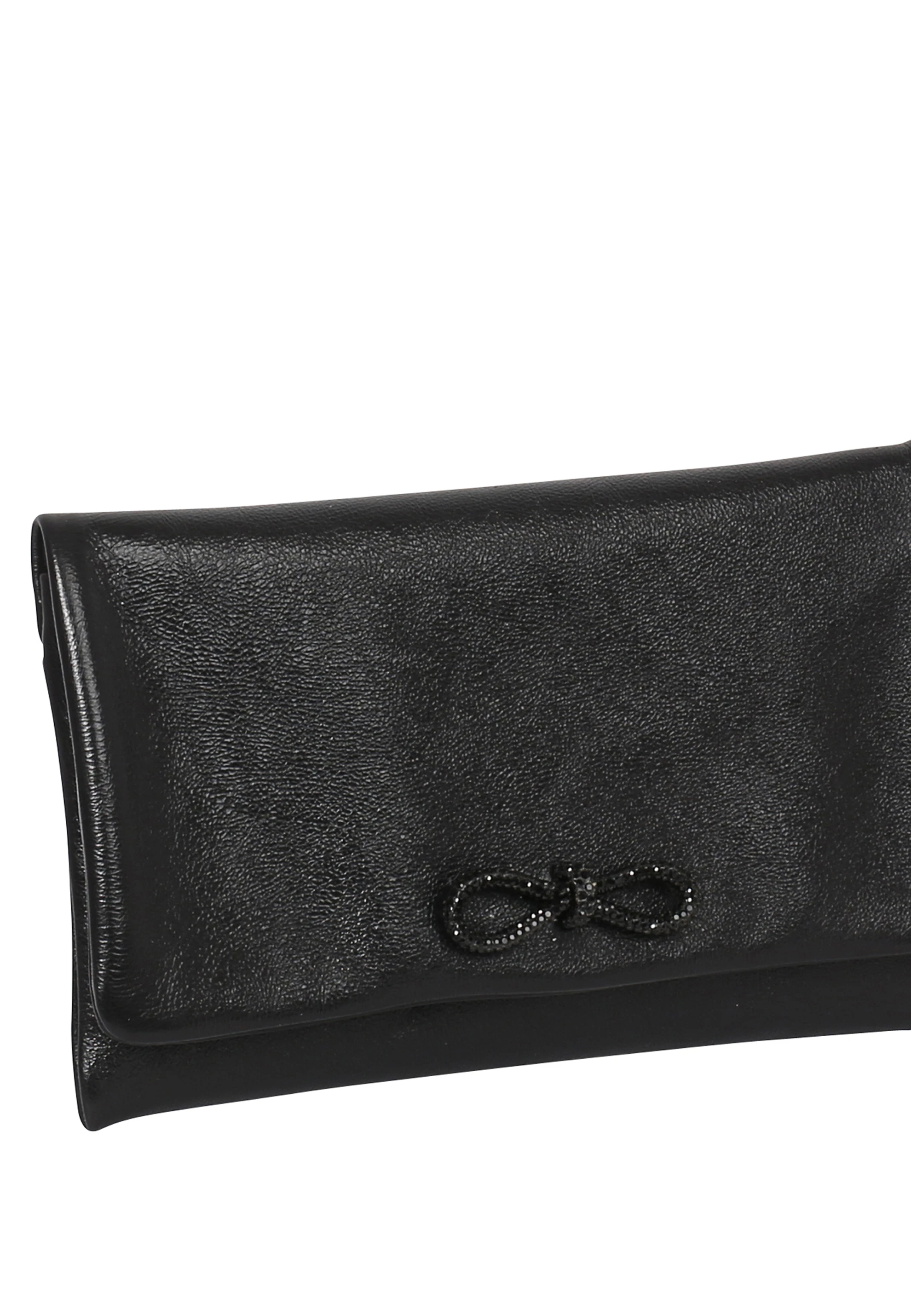 Clutch STRASS Leather Mimosa