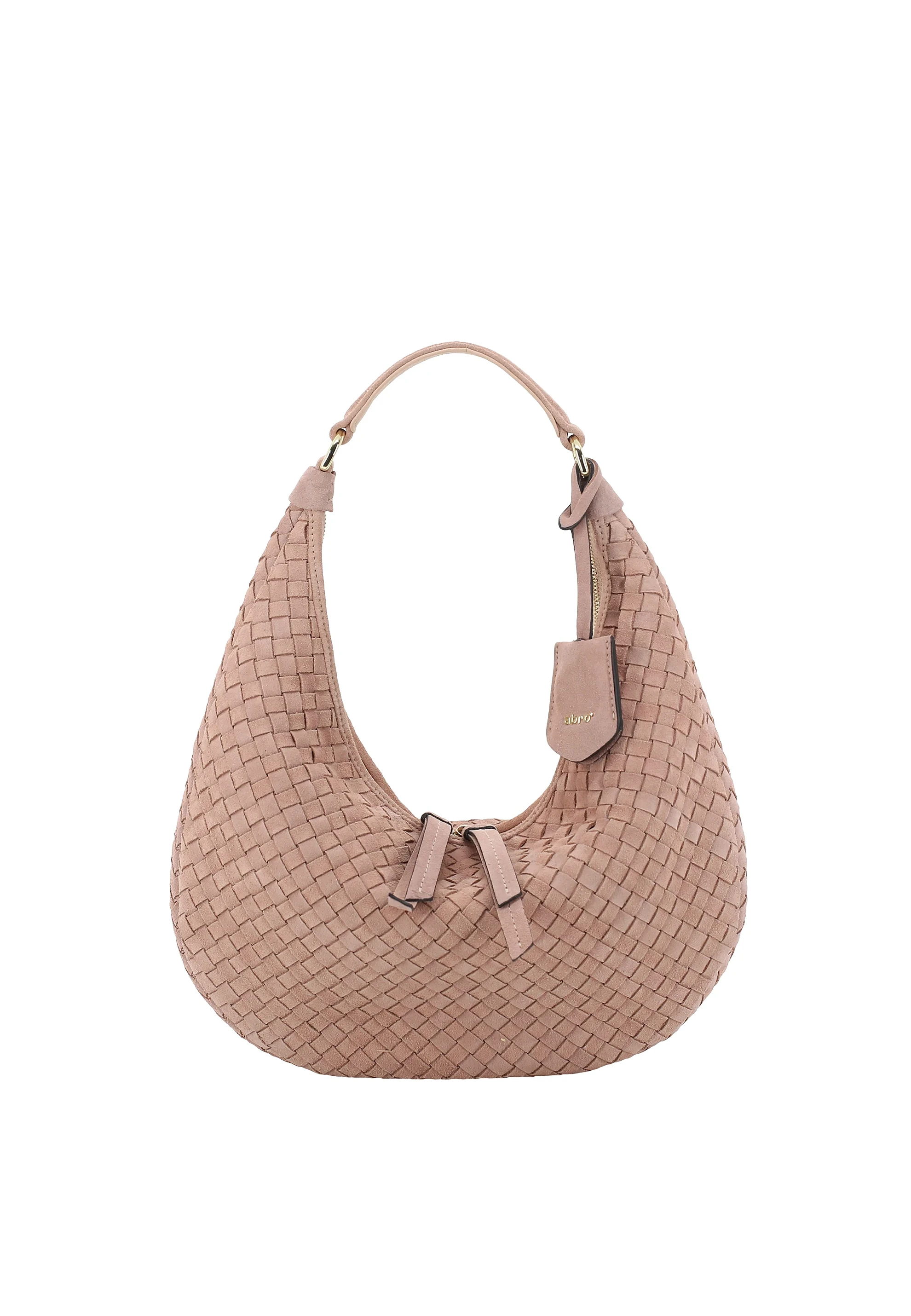 Sacca NANA small Pelle Suede weaving