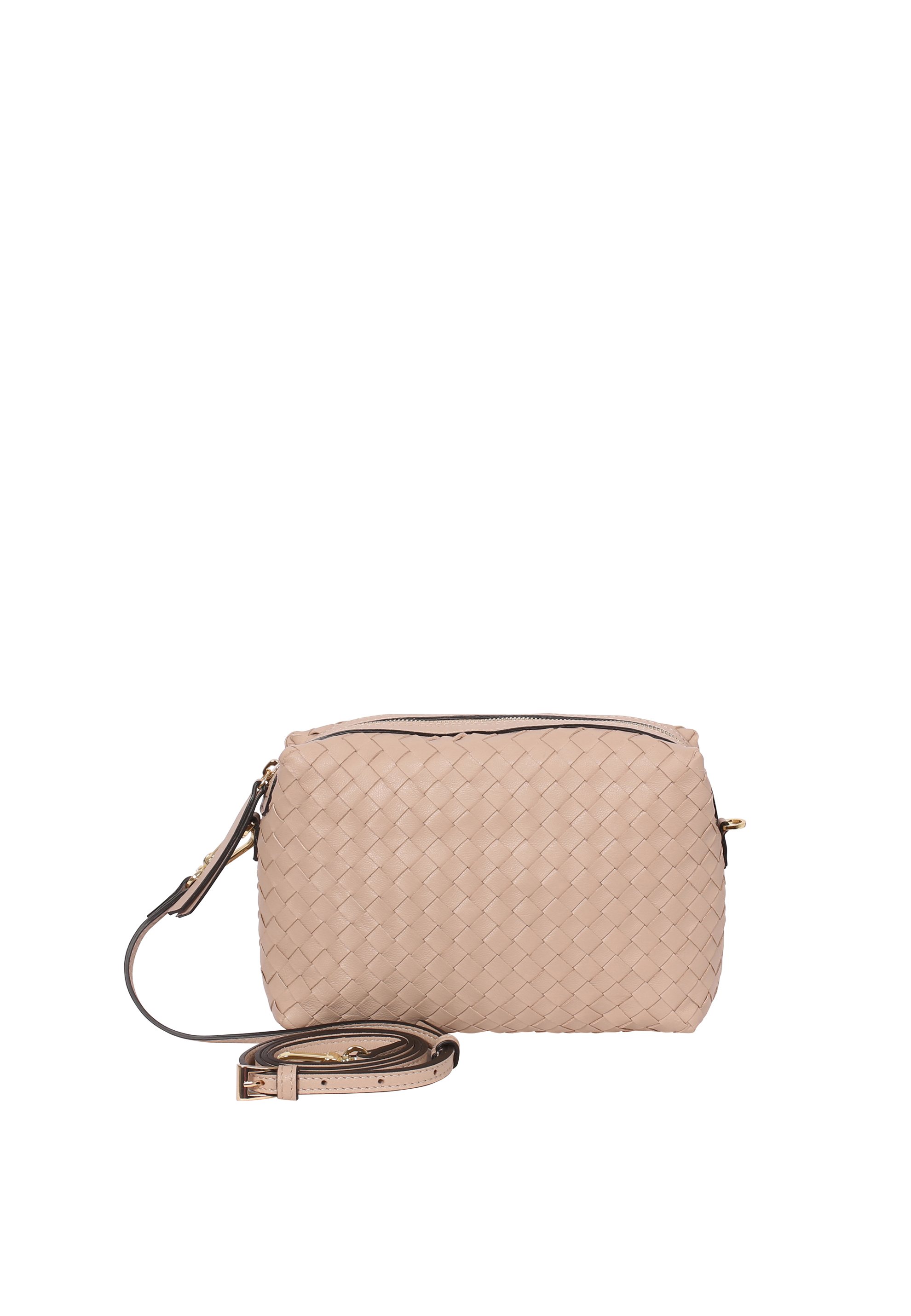 Cross body bag KAIA Leather Piuma weaving
