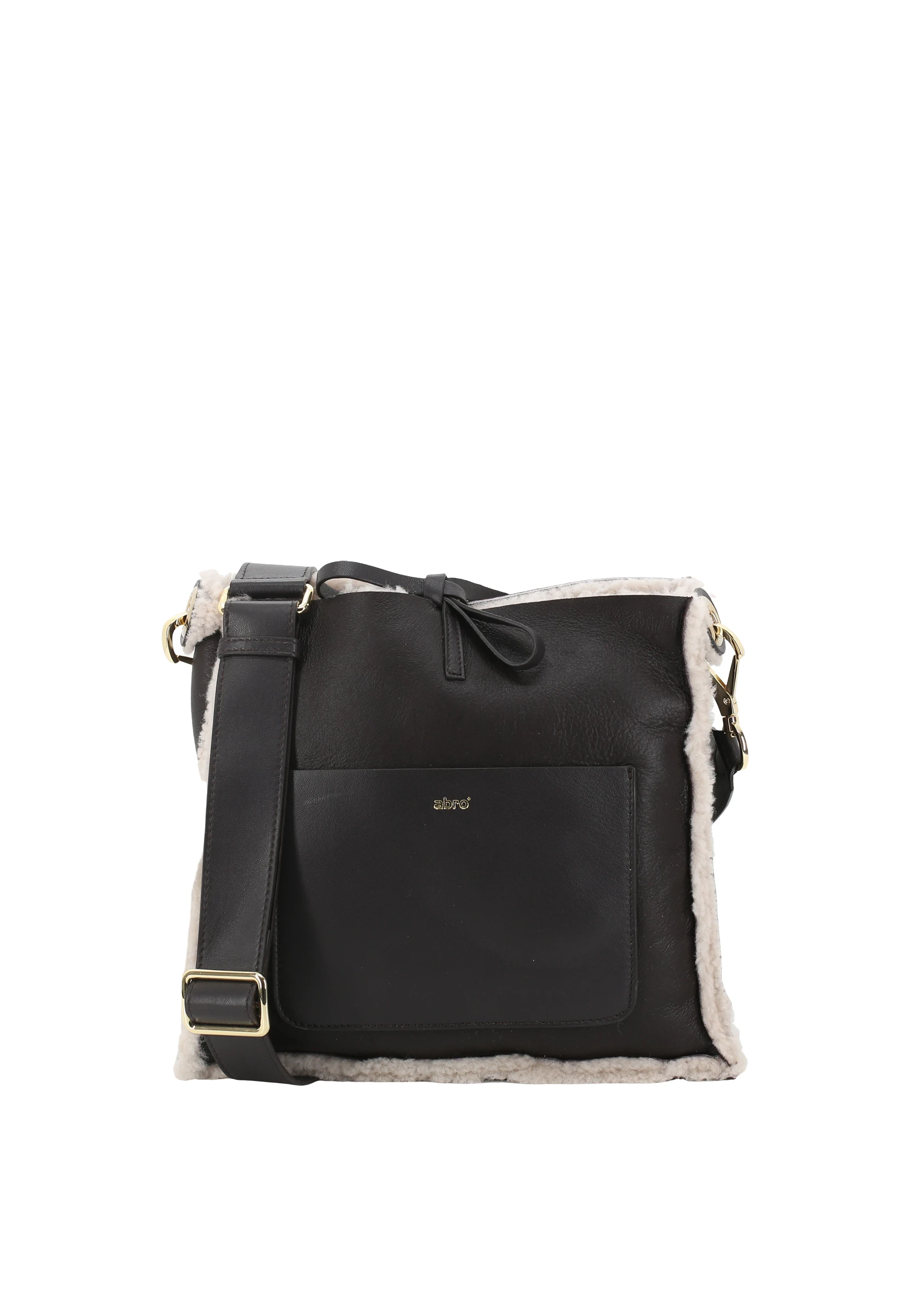 Cross body RAQUEL small Leather Shearling reversible