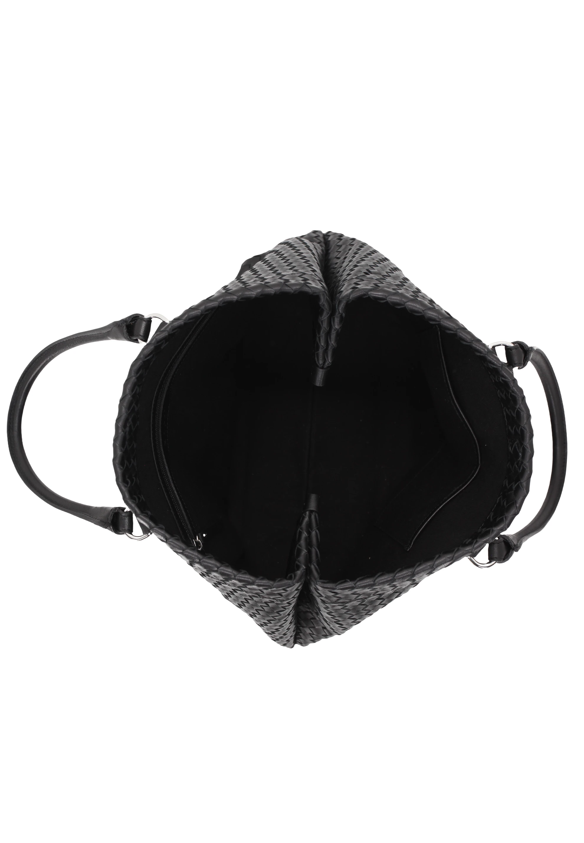Shopper ROOFTOP Leder Piuma weaving