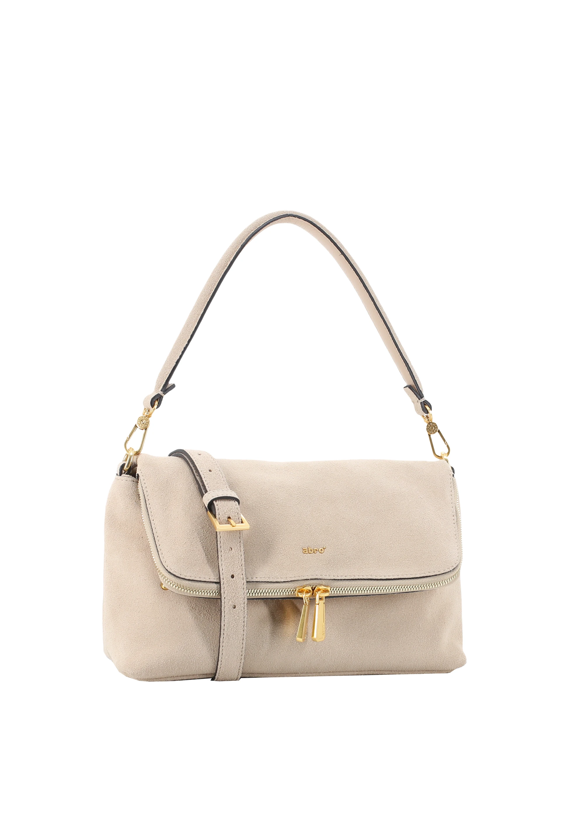 Borsa a spalla TRINITY Pelle Suede