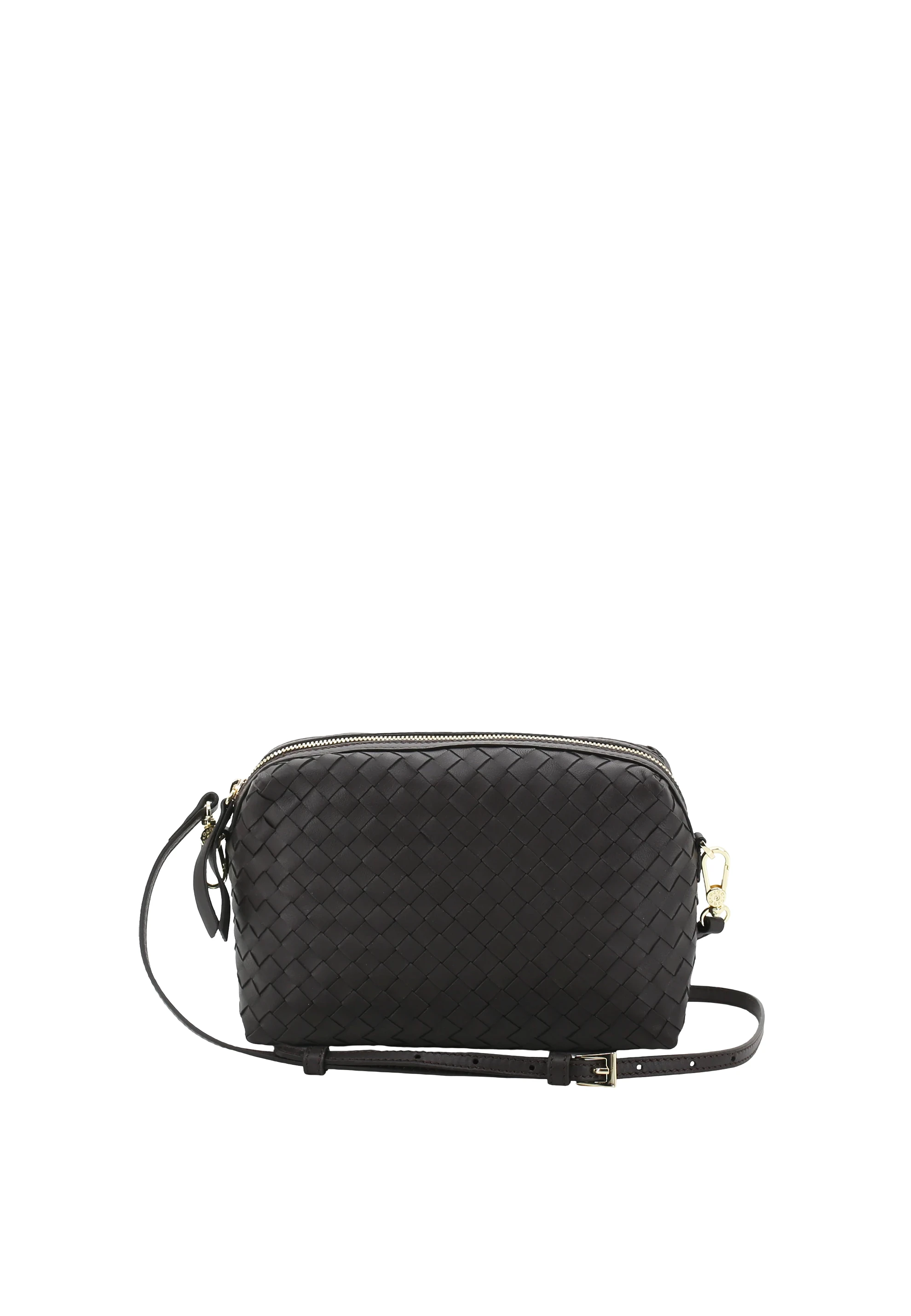 Umhängetasche KAIA Leder Piuma woven