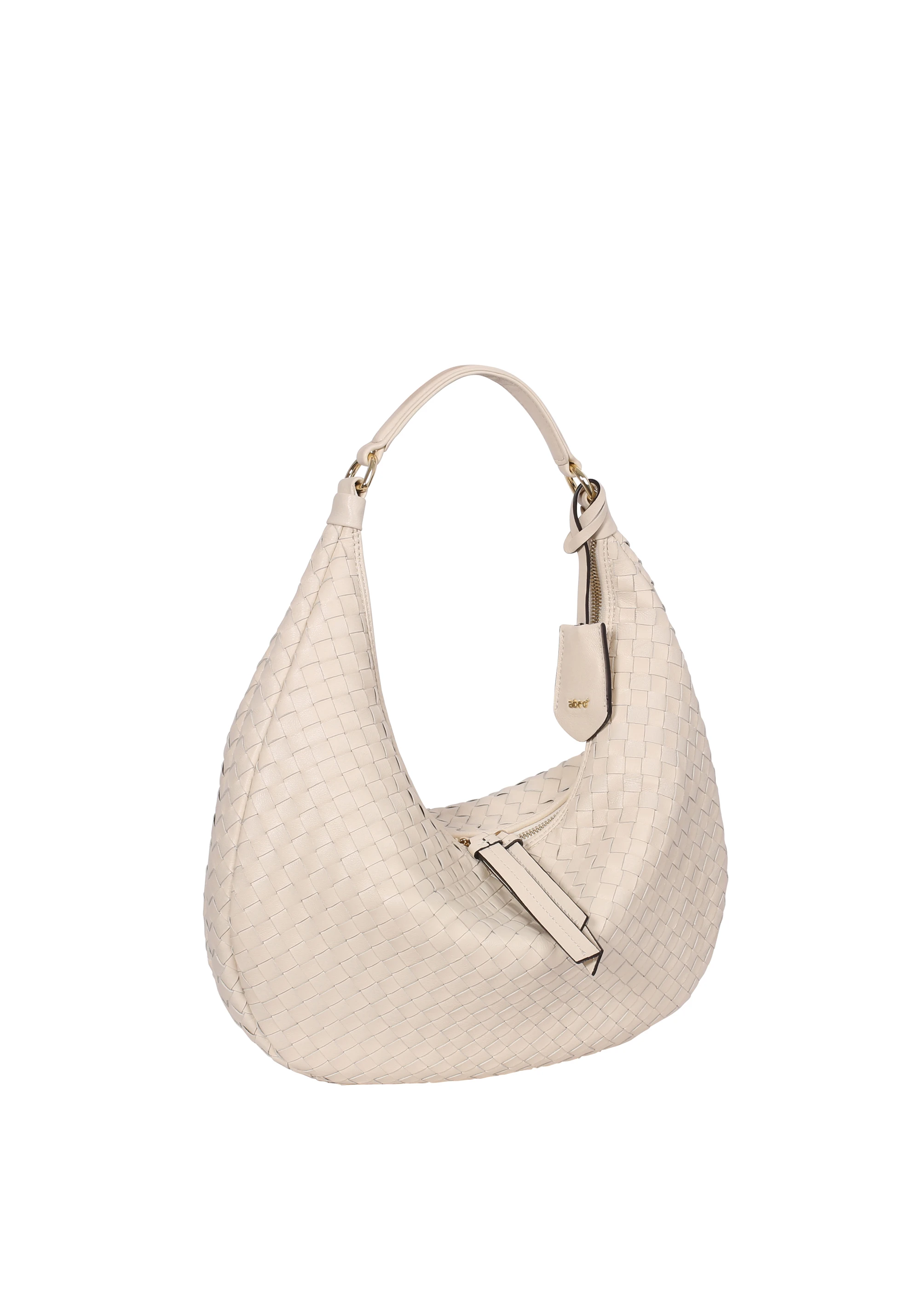 Beutel NANA small Leder Piuma weaving