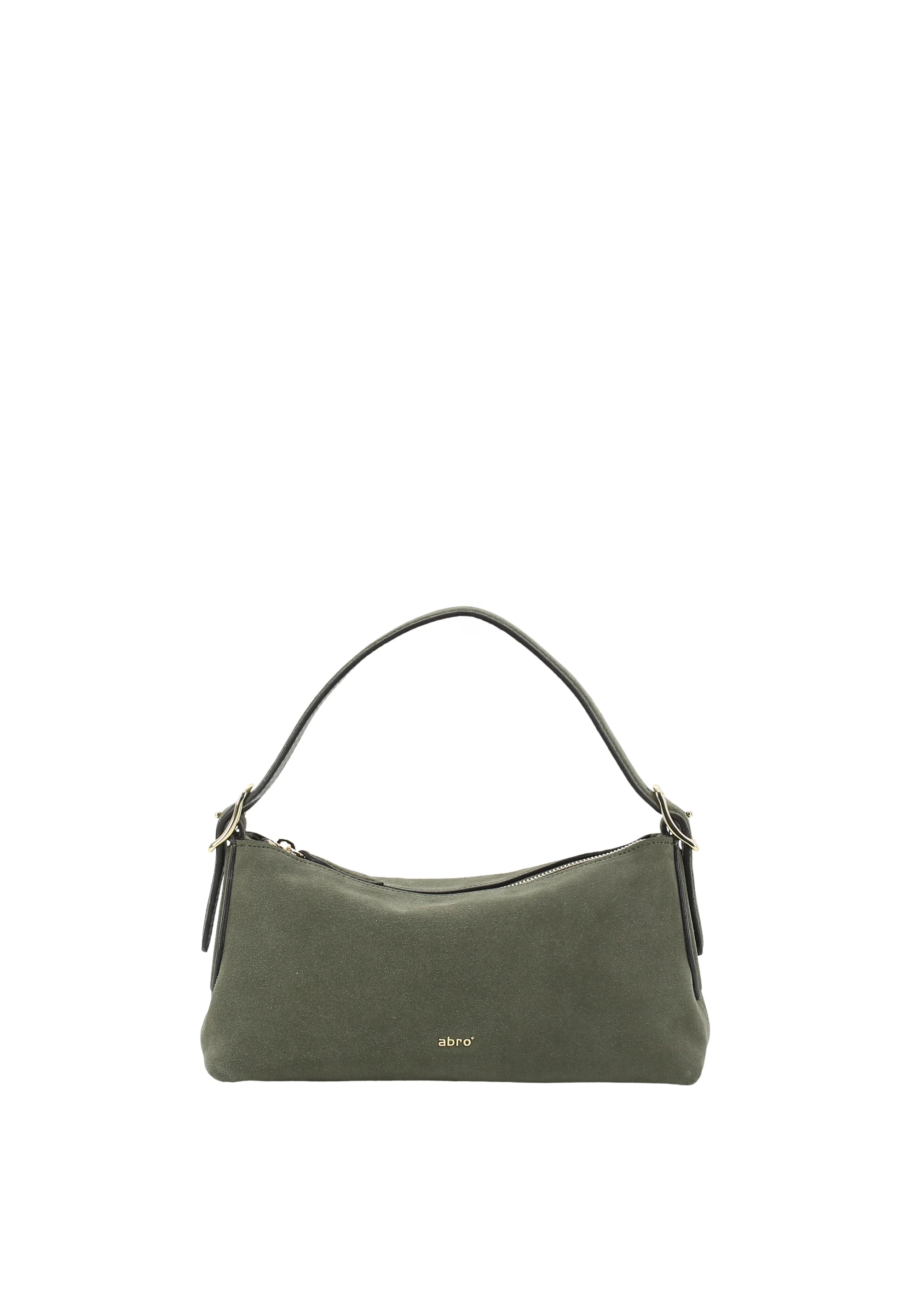 Schultertasche CARINA Leder Suede