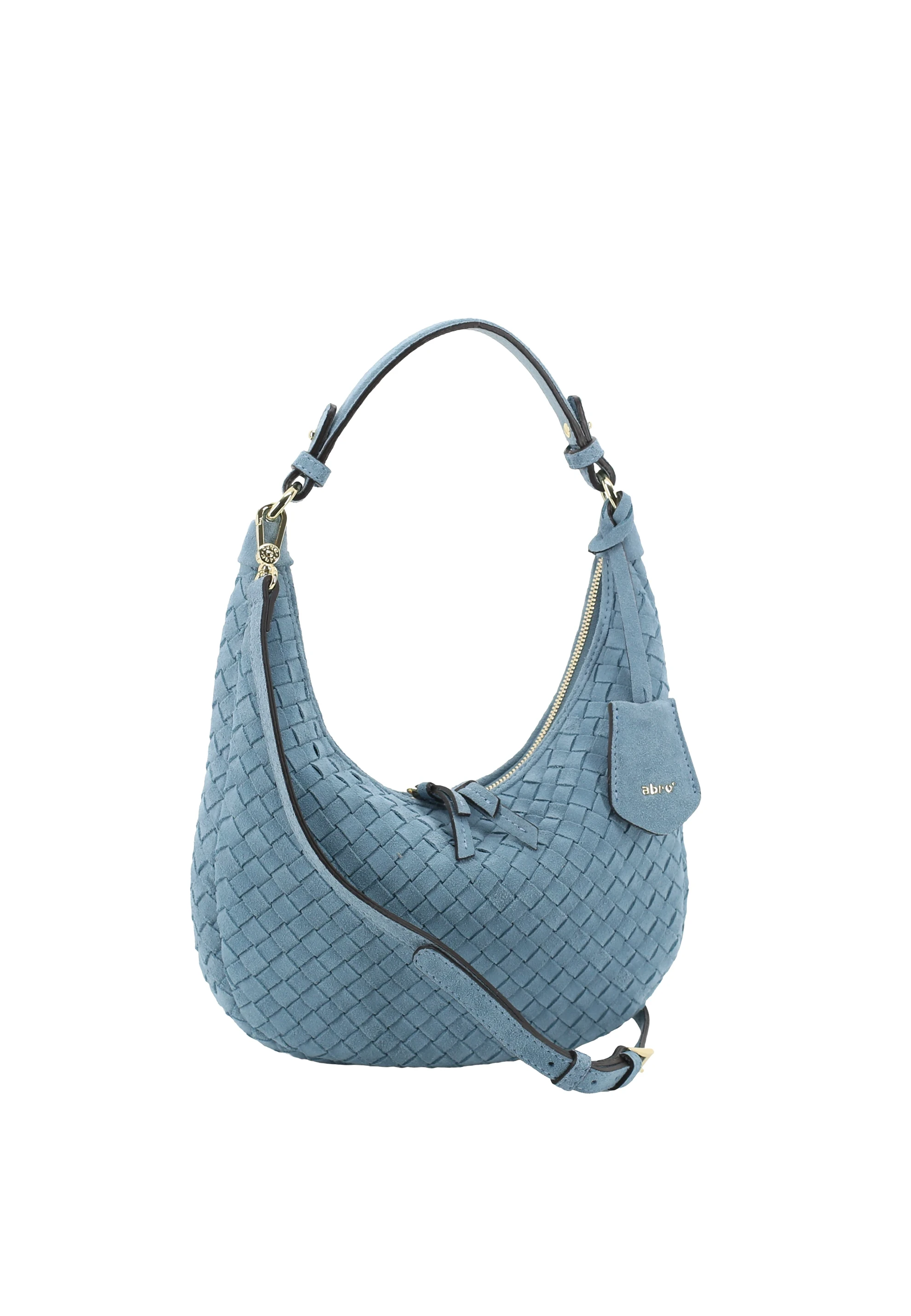 Sacca NANA mini Pelle Suede weaving