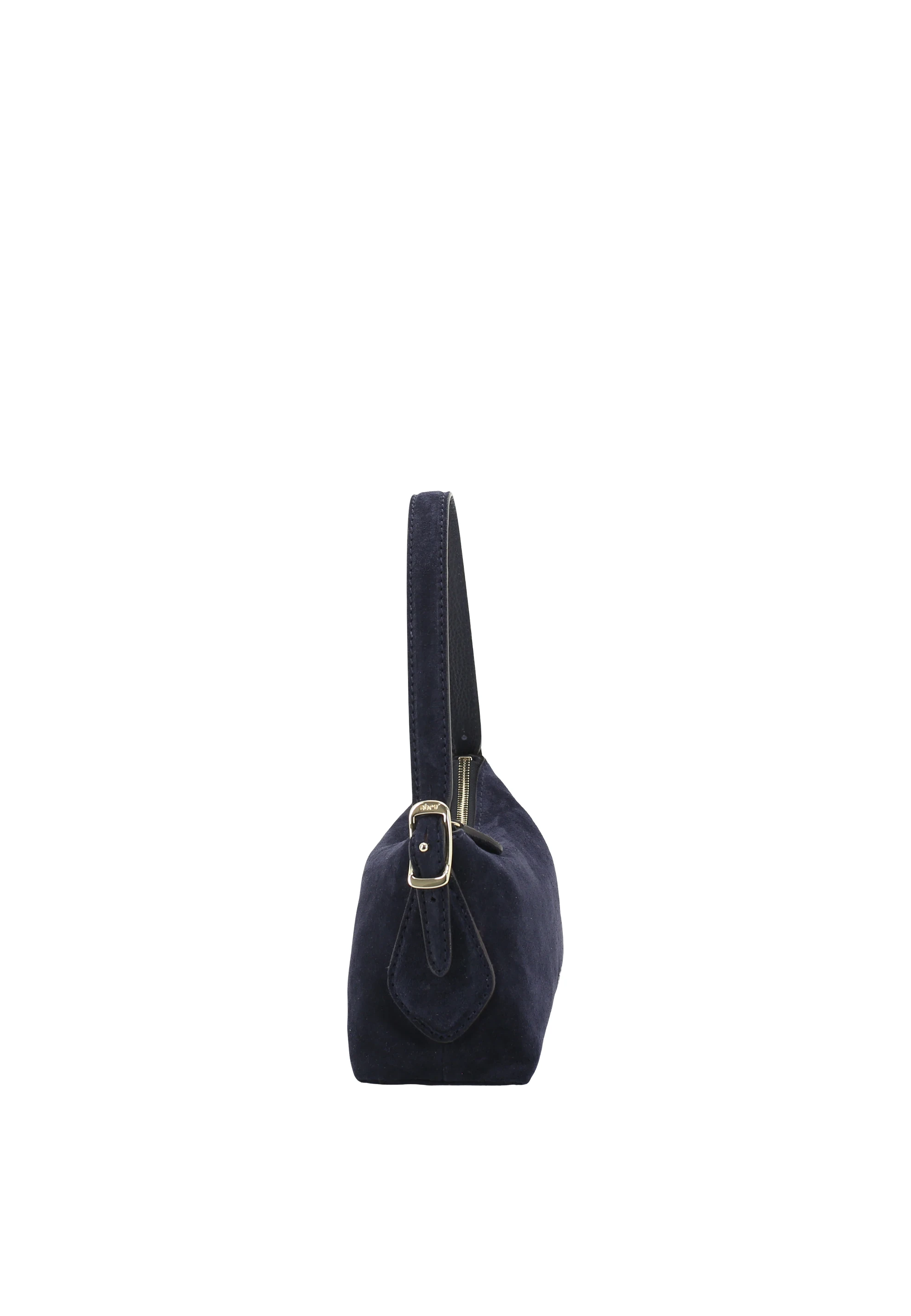 Schultertasche CARINA Leder Suede