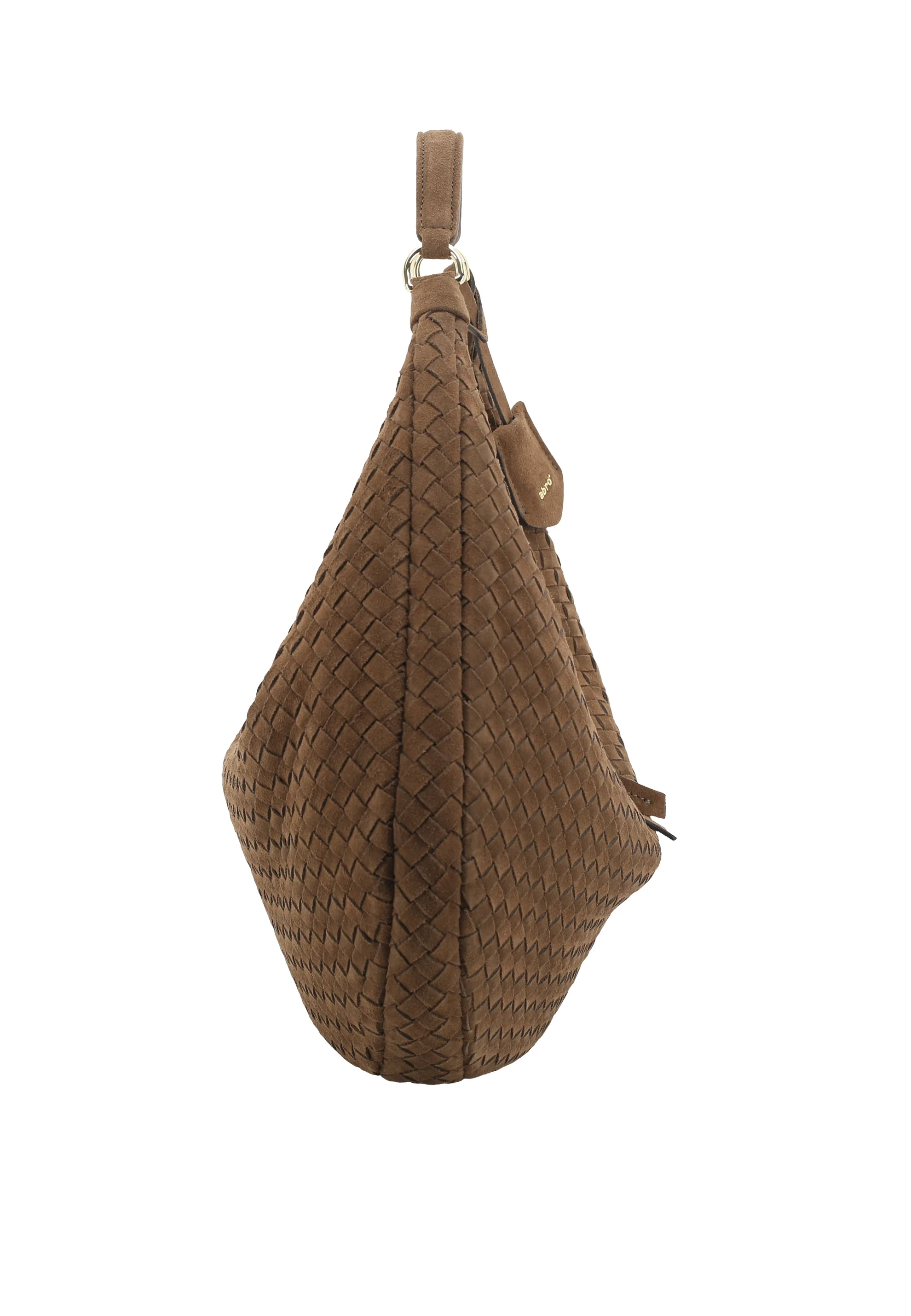 Beutel NANA  Leder Suede woven