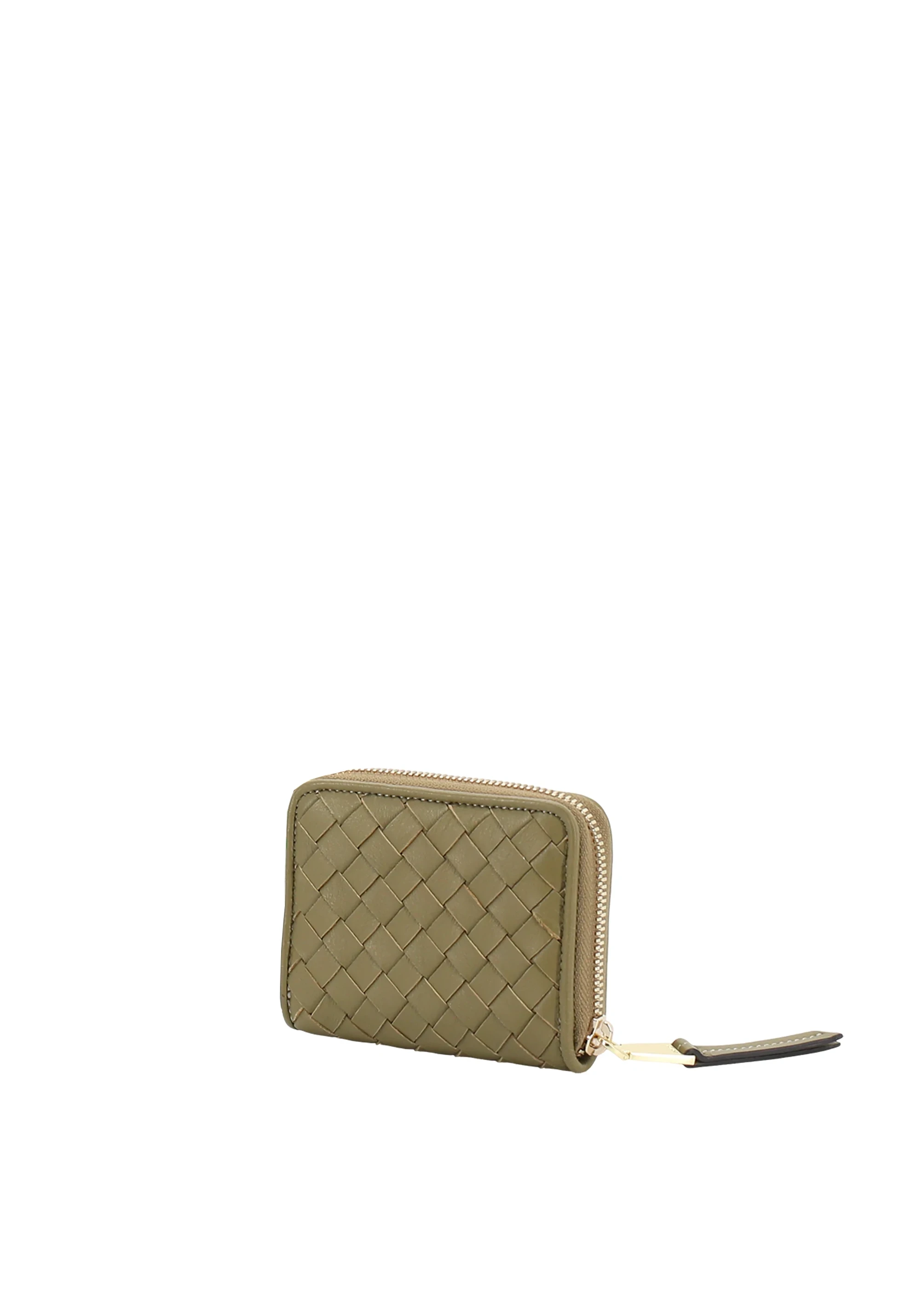Portafoglio Pelle Piuma Weaving