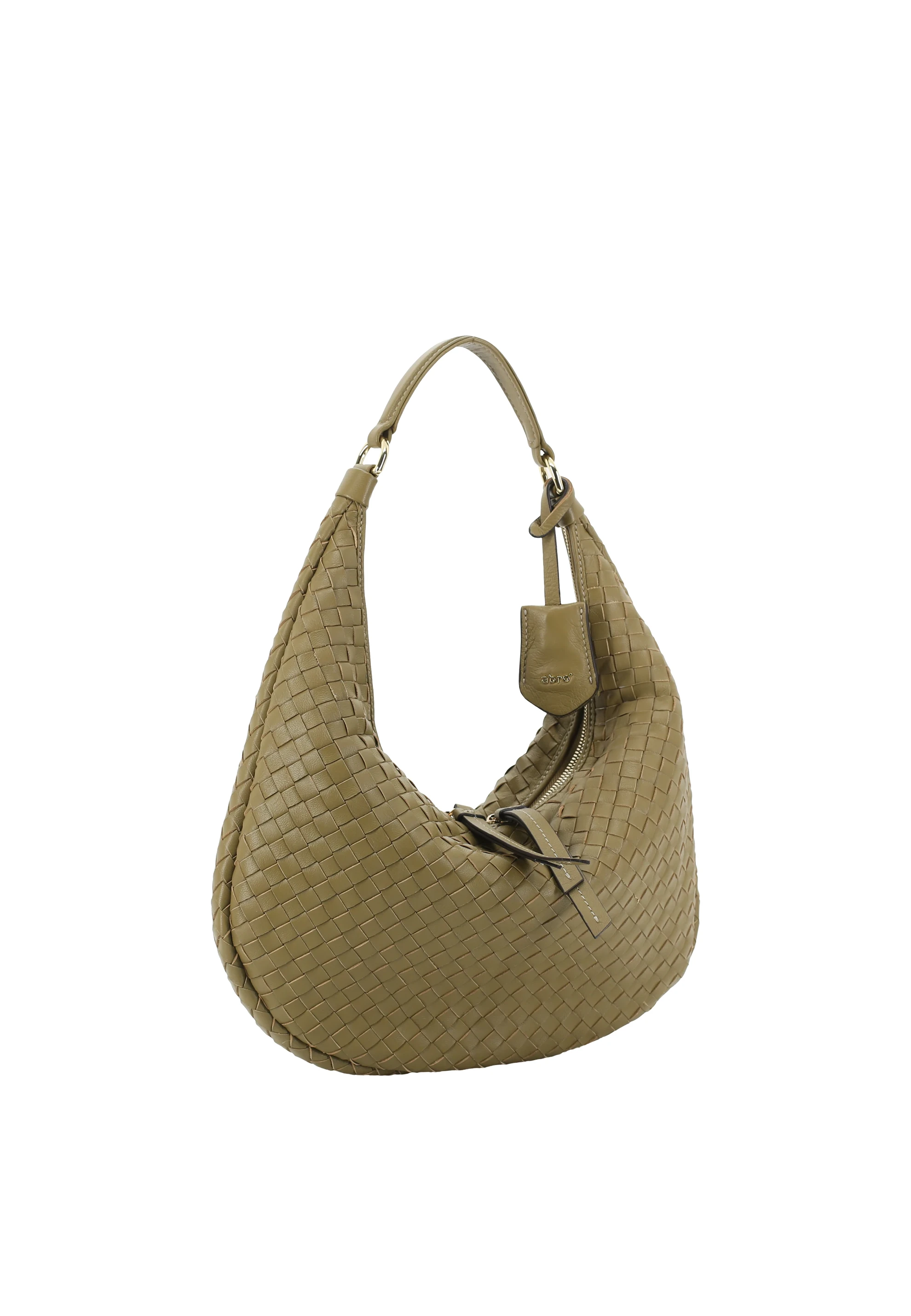 Sacca NANA small Pelle Piuma weaving