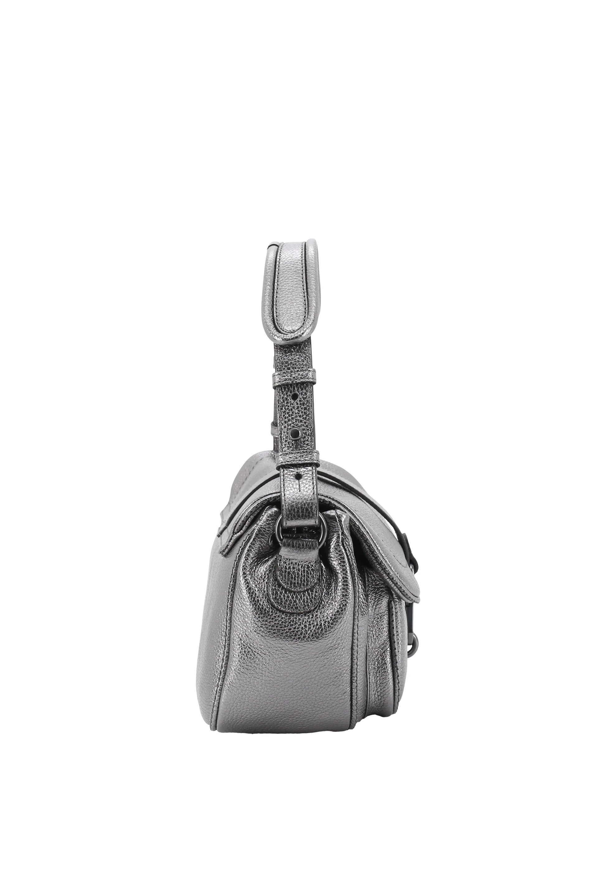 Schultertasche STAR SADDLE Leder Shimmer