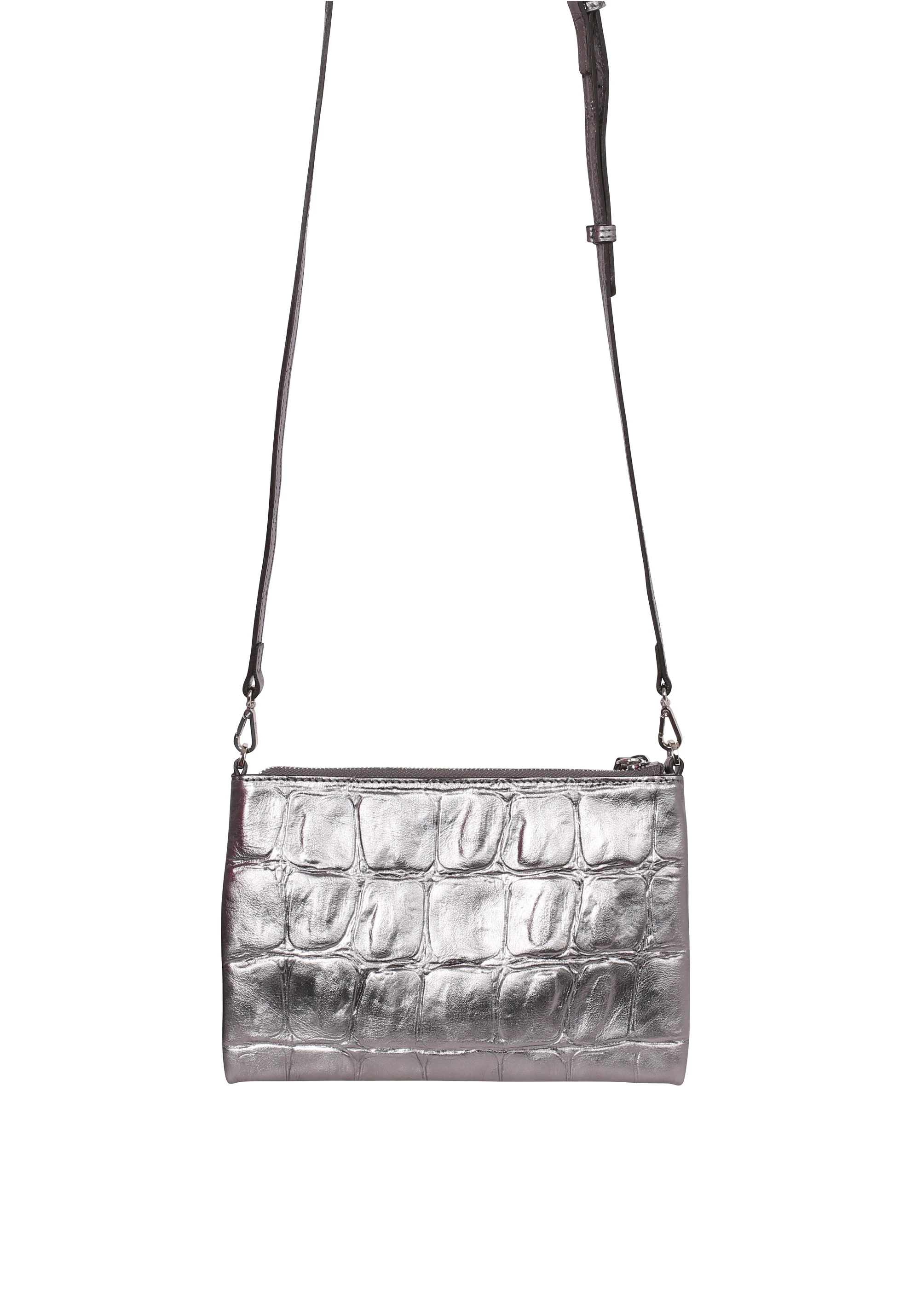 Cross body bag ALL DAY Leather Coccobello metal