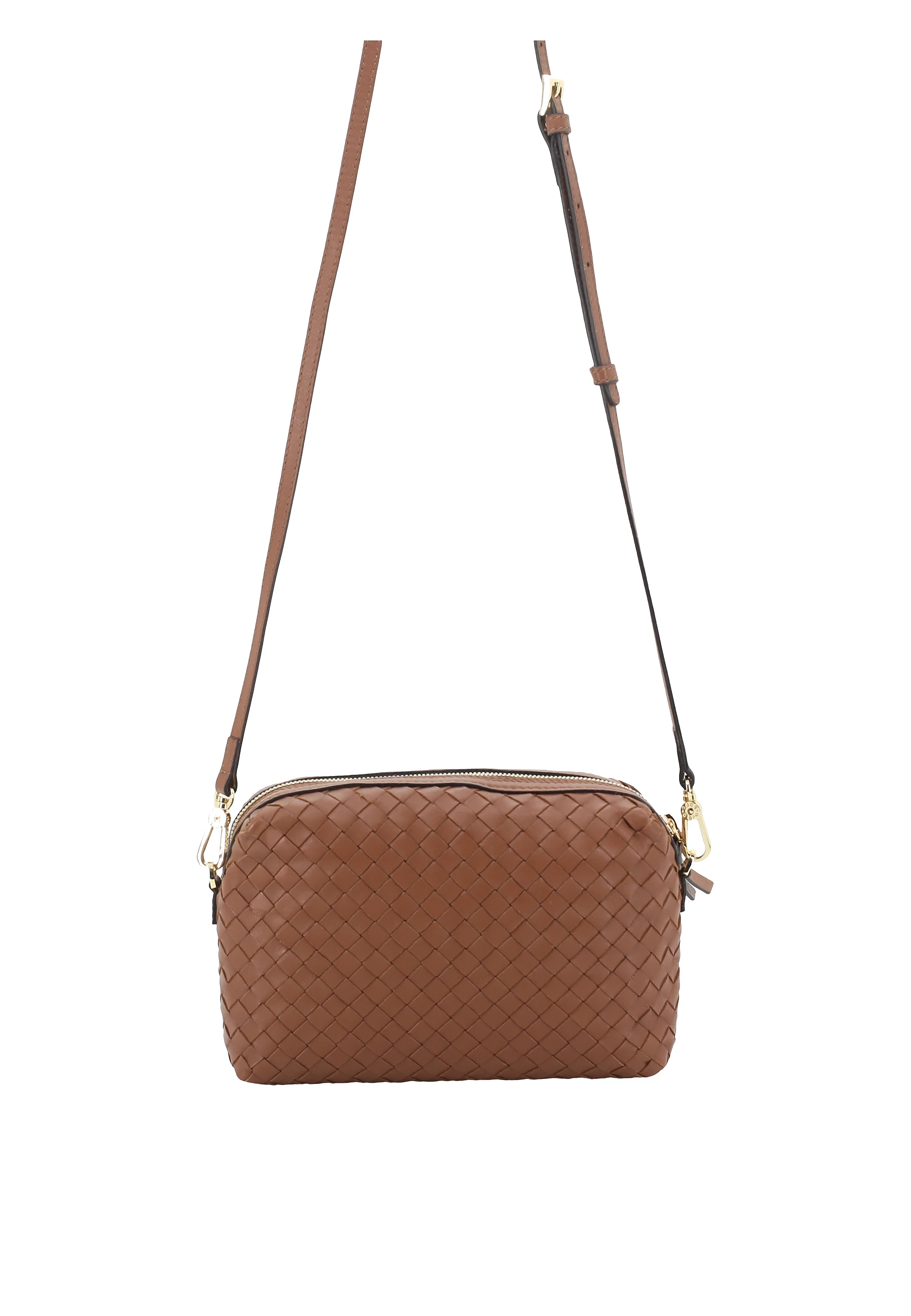 Umhängetasche KAIA Leder Piuma weaving