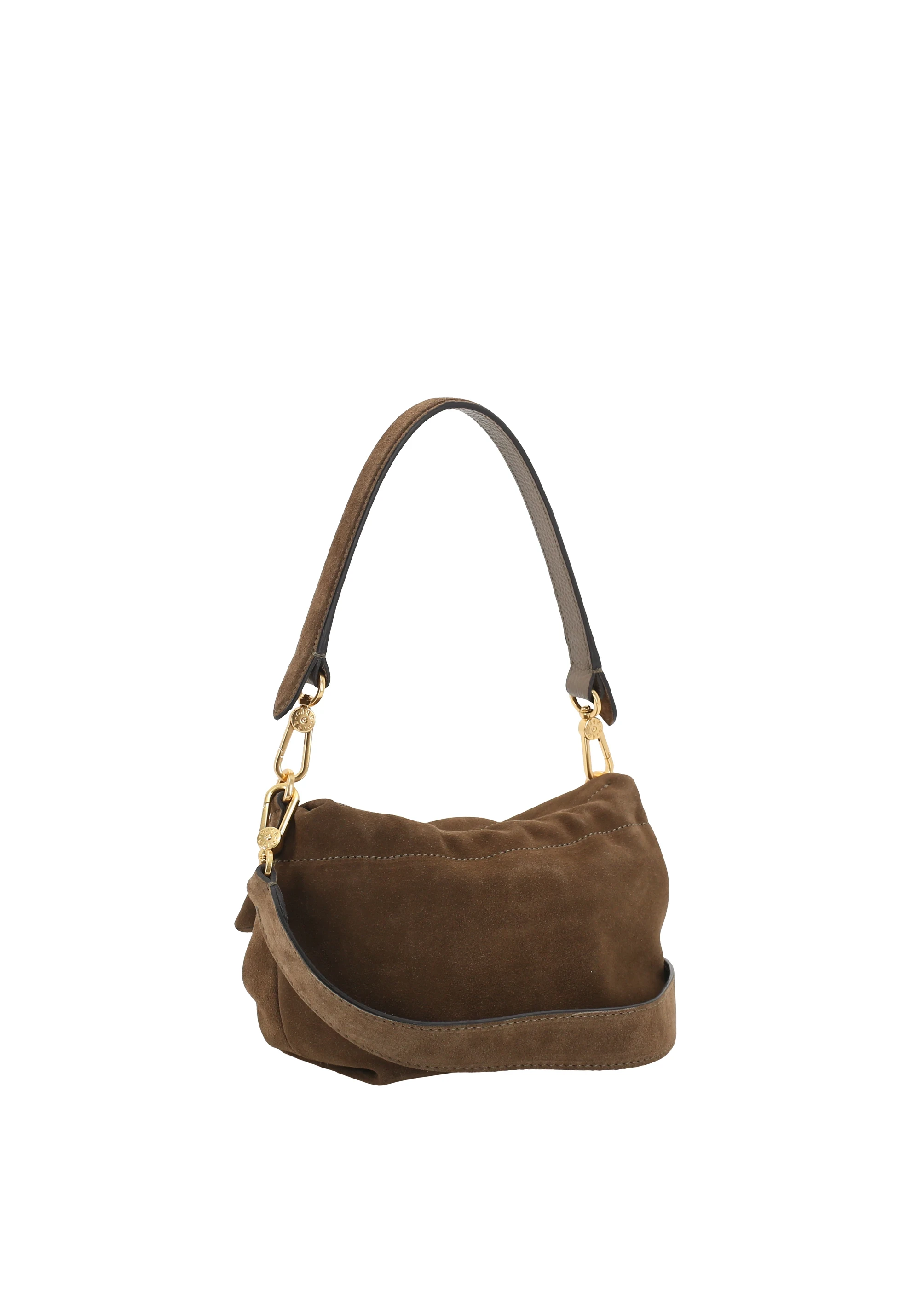 shoulder bag TEMI small Leather Suede