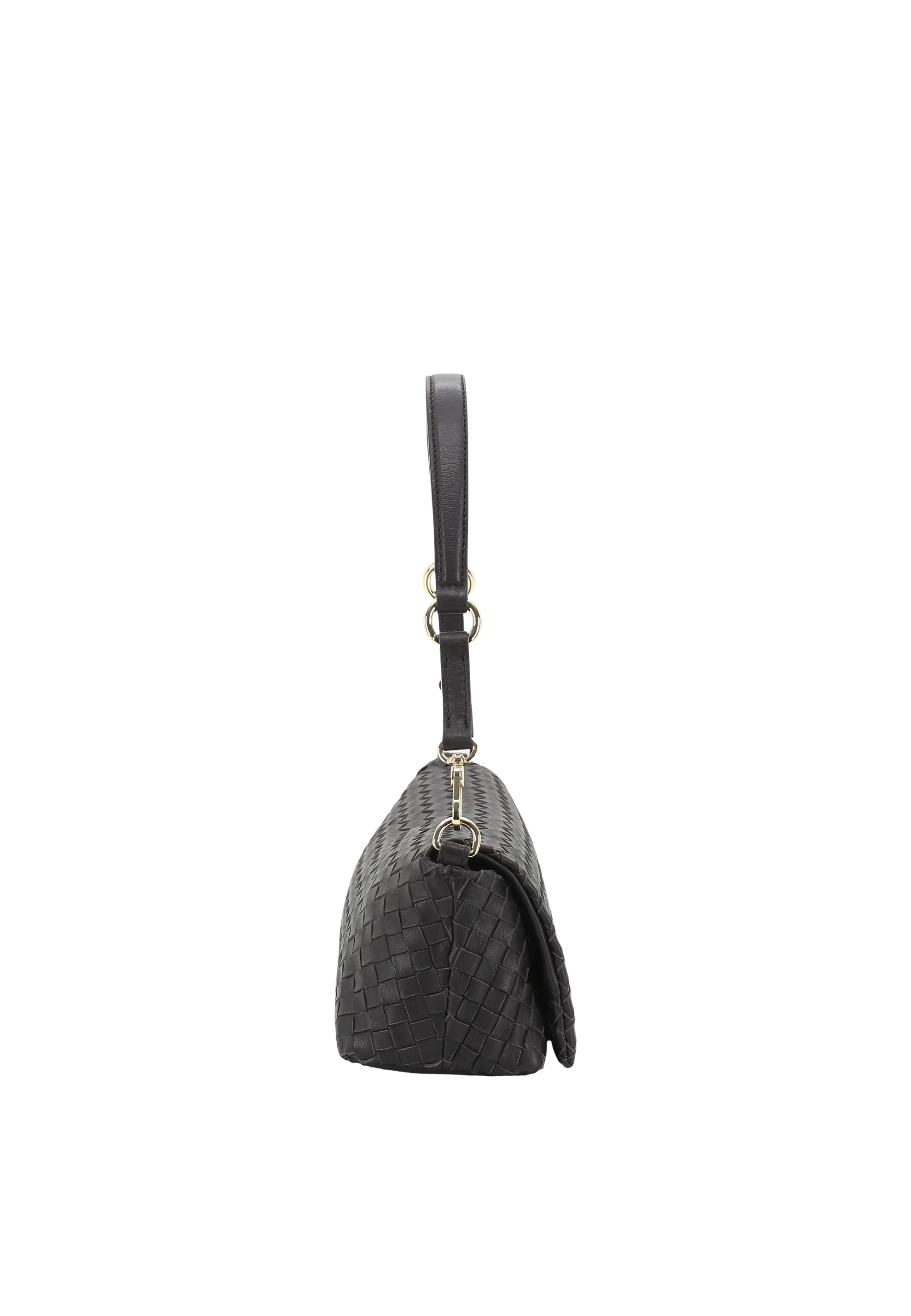Shoulder bag MILA Leather Piuma weaving