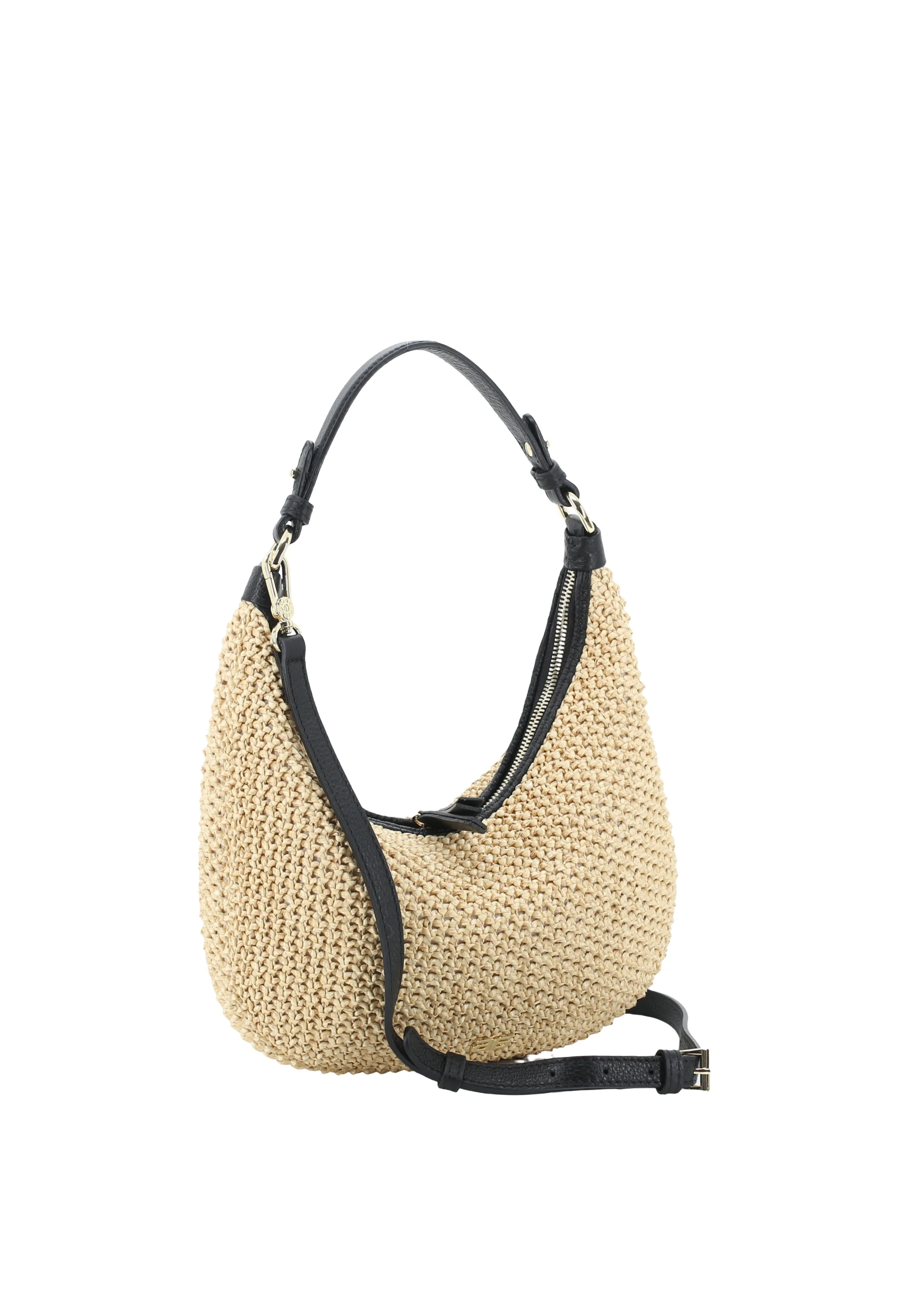 Sac NANA mini Raffia Maglia/cuir