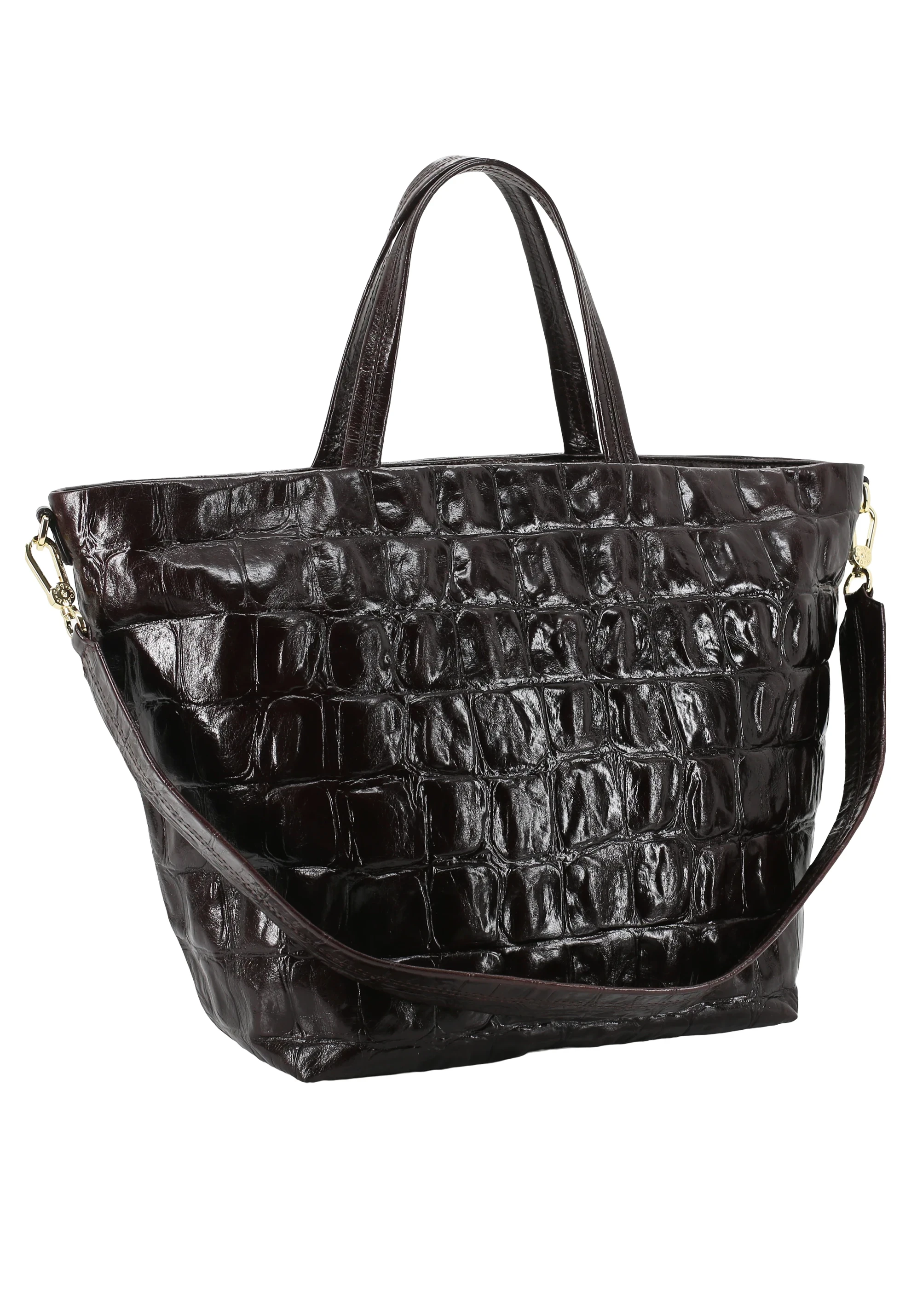 shopper ALBA Leather Maxxi Cocco