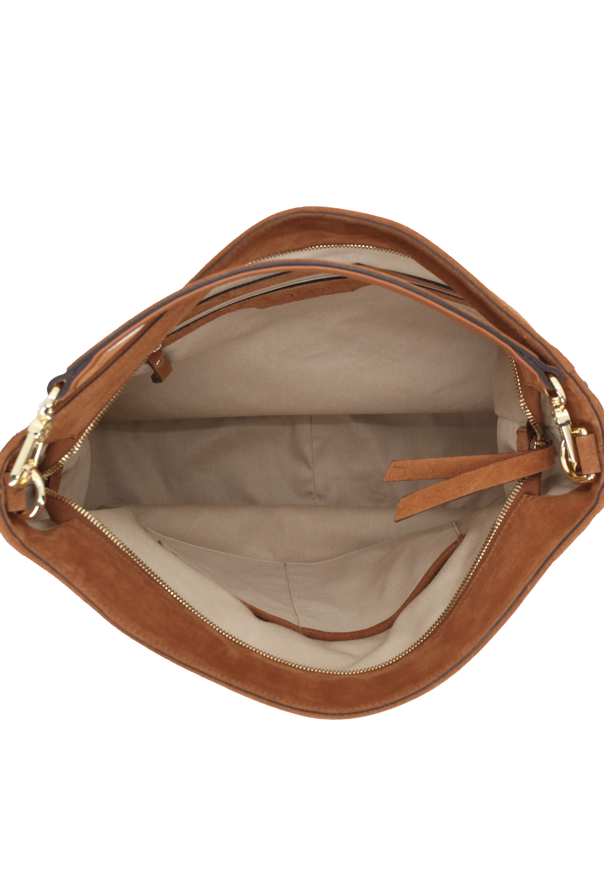 Beutel Mia Leder Velours