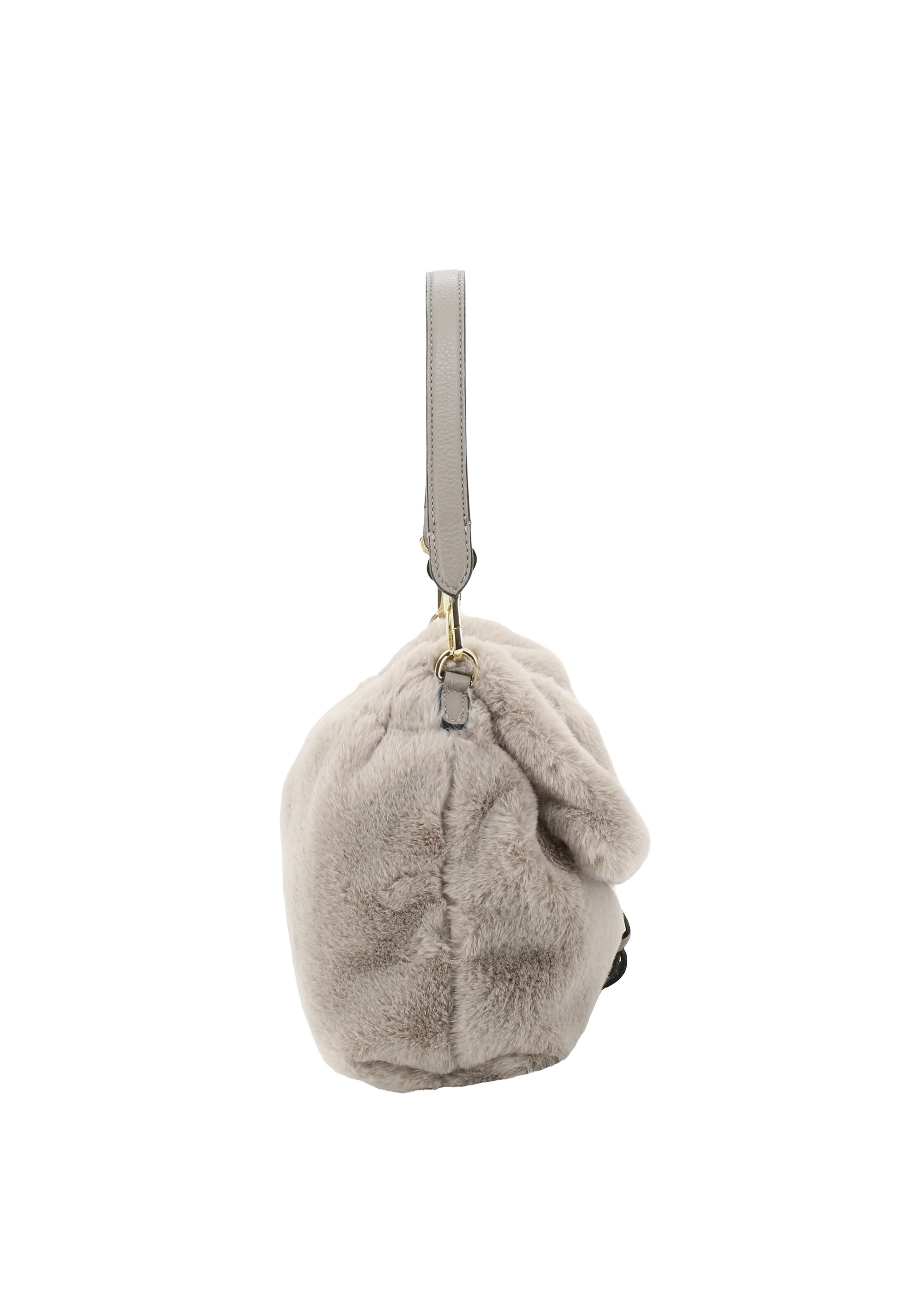 borsa a spalla TEMI medium Pelle Eco Fur