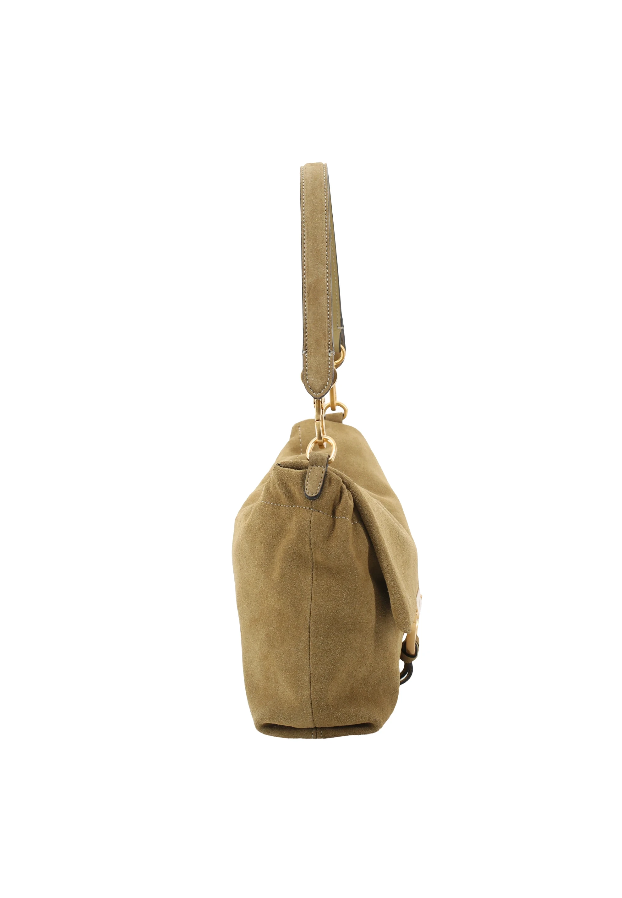 borsa a spalla TEMI medium Pelle Suede