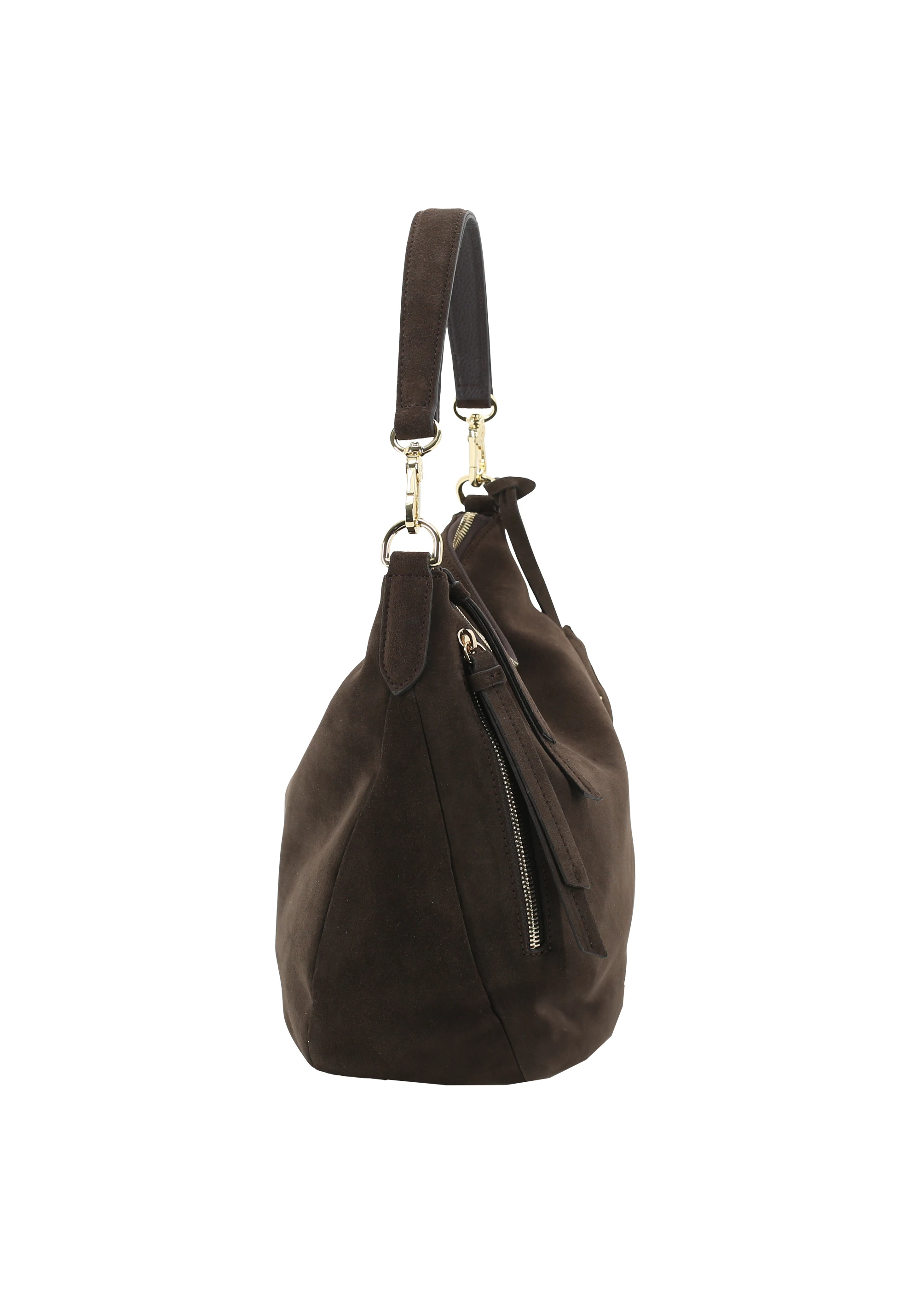 Beutel JUNA small Leder Suede