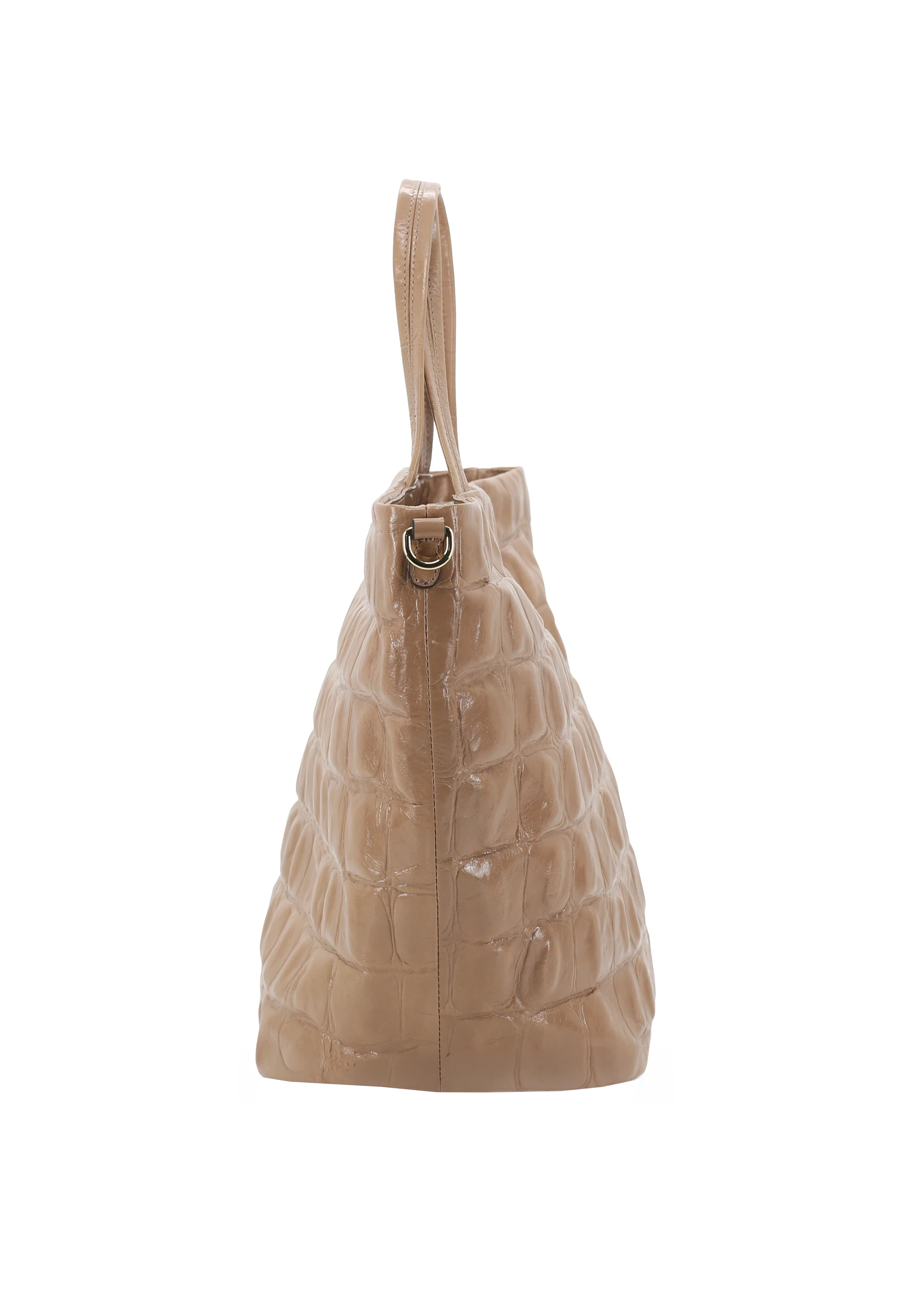 shopper ALBA Leather Maxxi Cocco