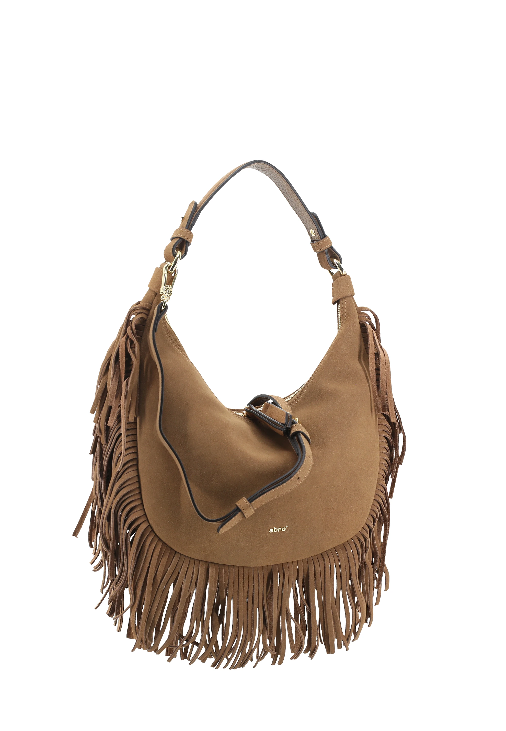 Sacca NANA small Pelle Suede fringes