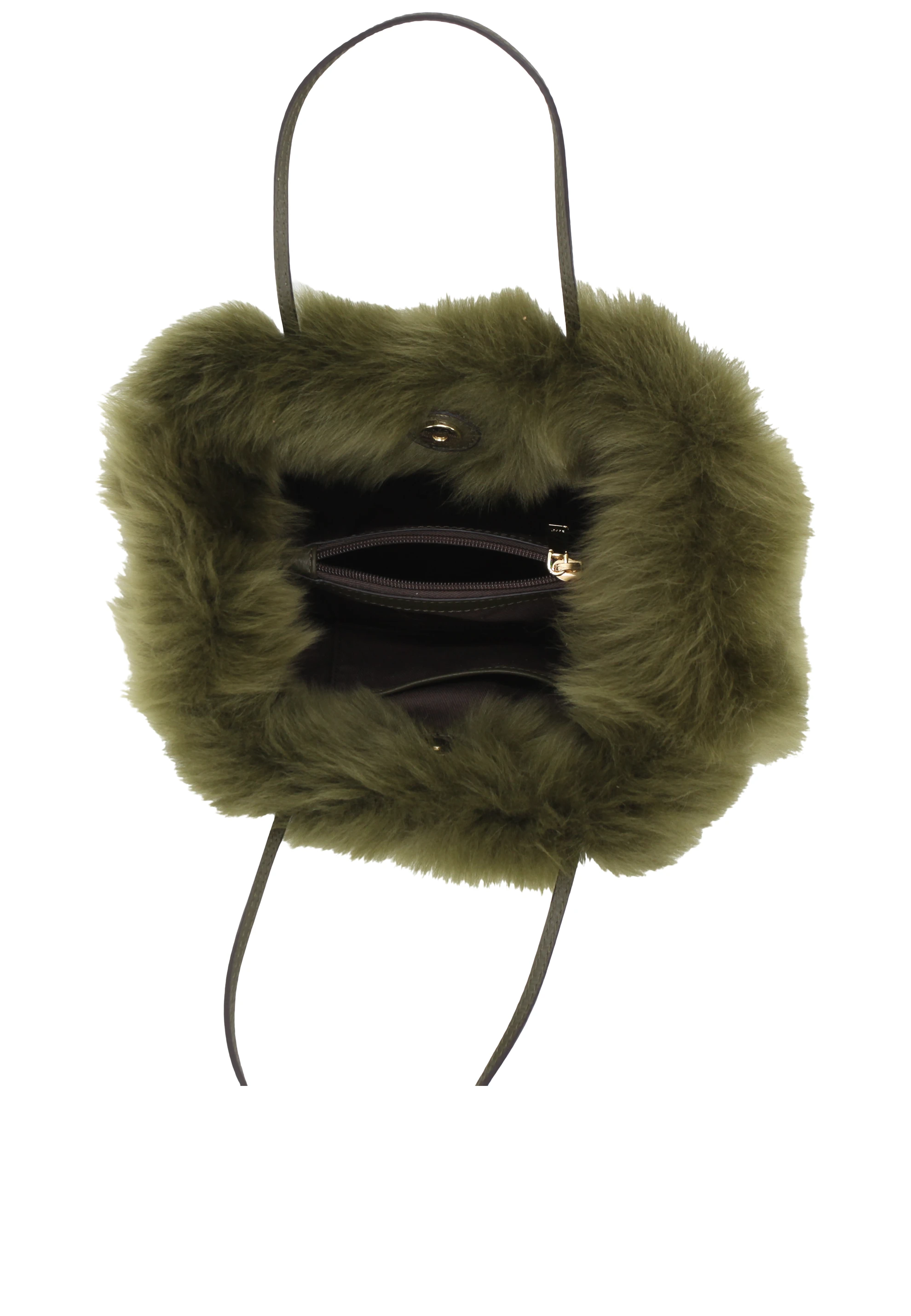 Handtasche NOELLE Leder Shearling LH