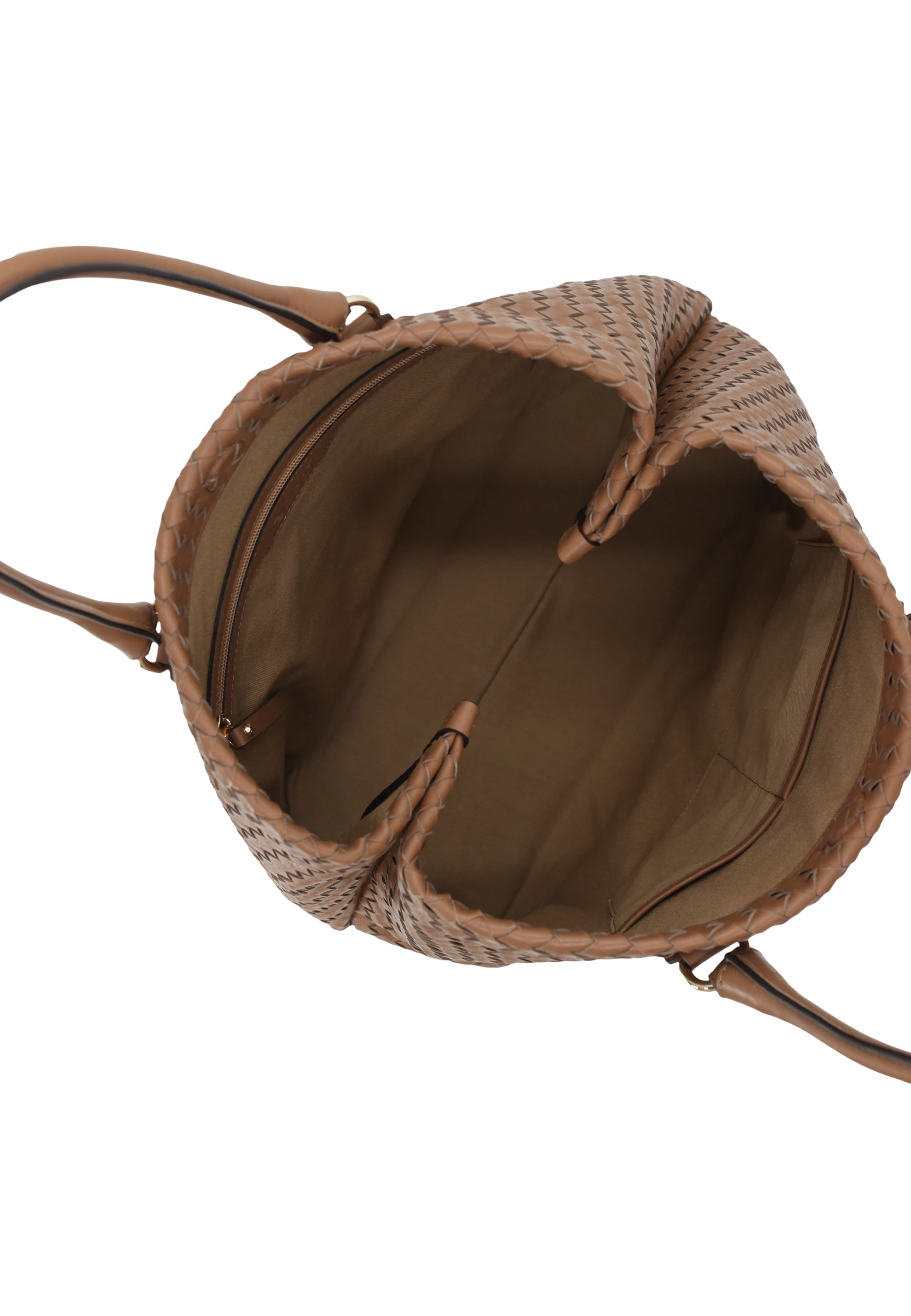 Shopper ROOFTOP Leather Piuma weaving