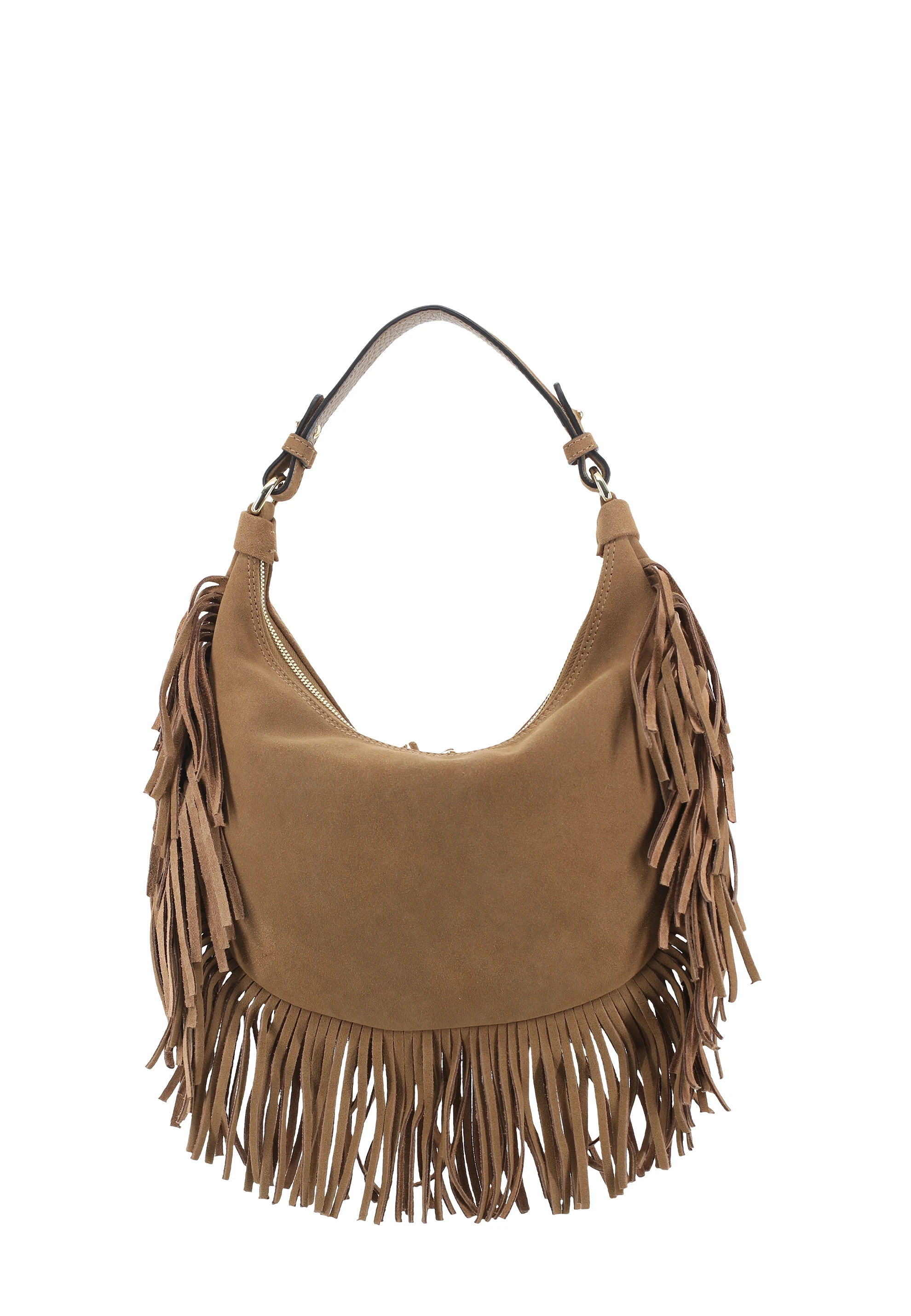 Sacca NANA small Pelle Suede fringes