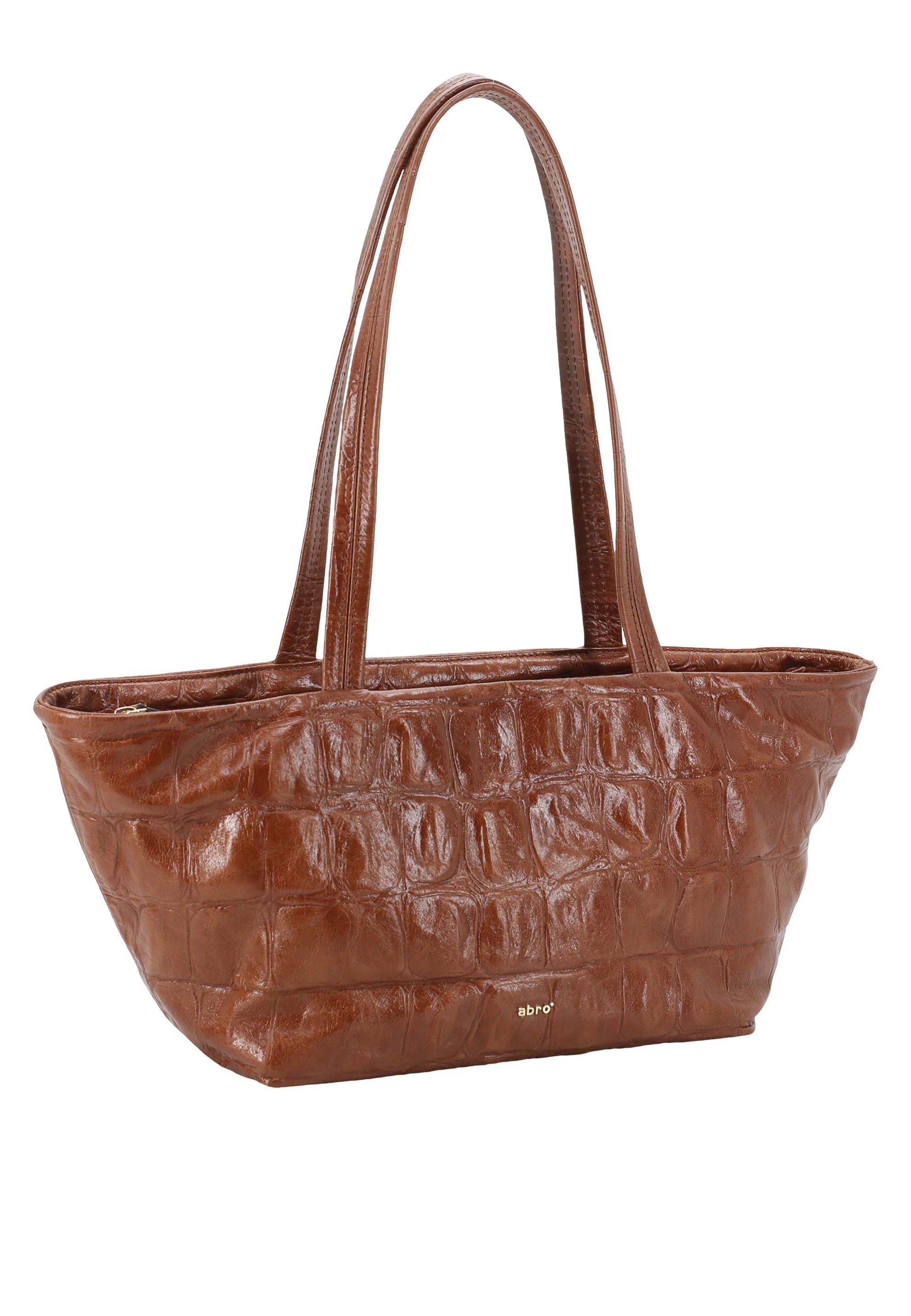 shopper ALBA Leather Maxi Cocco