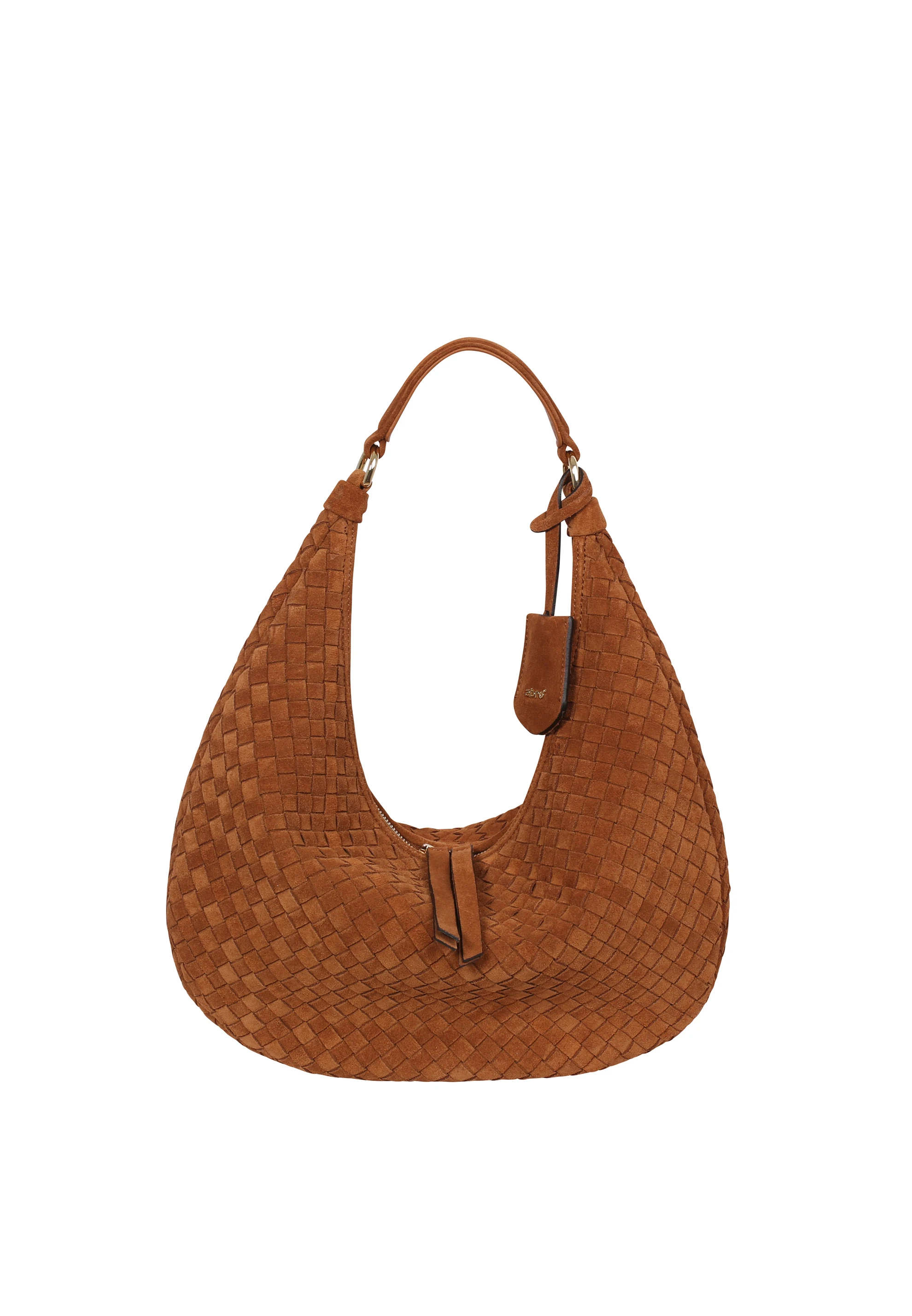 Sacca NANA small Pelle Suede weaving