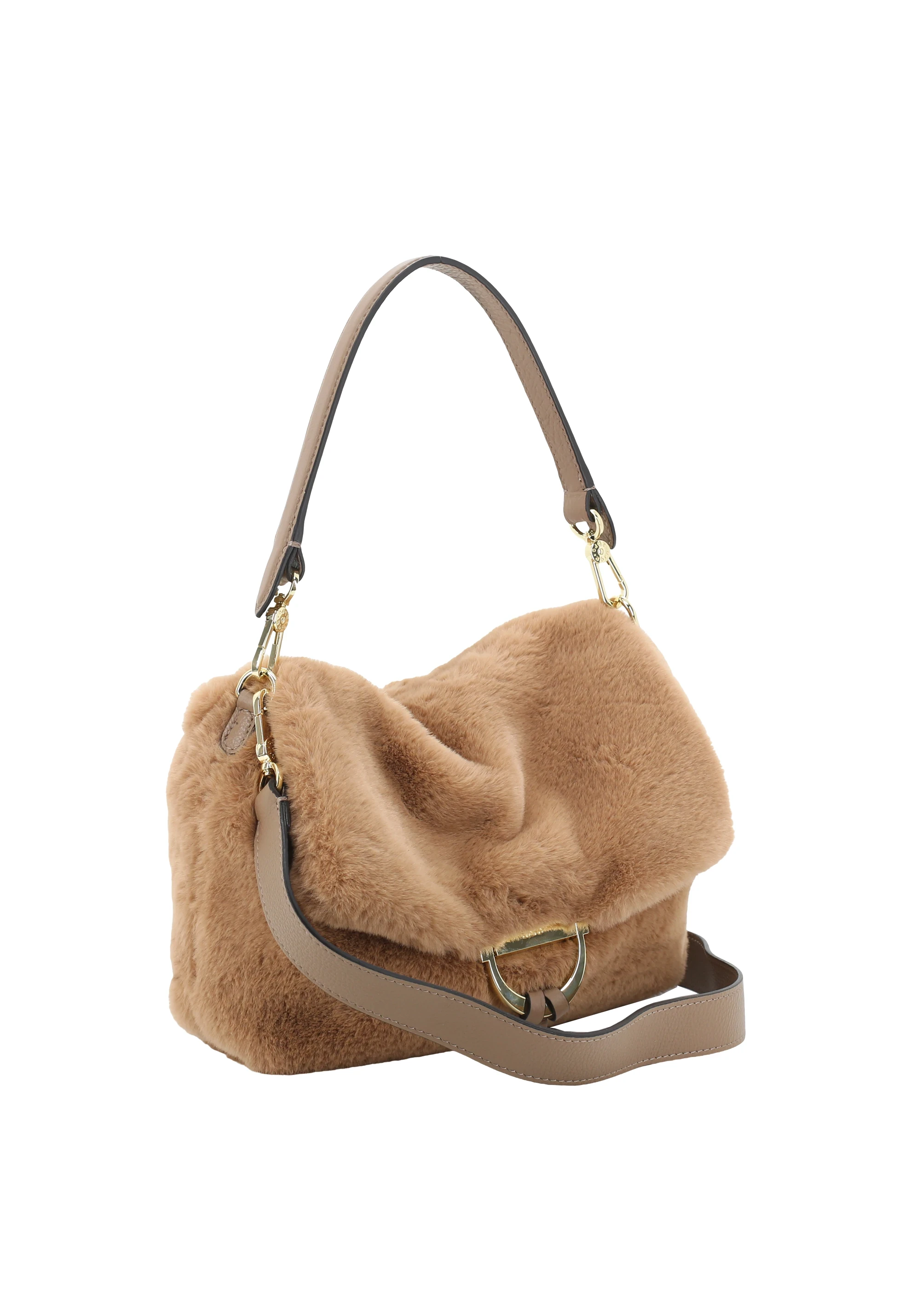 borsa a spalla TEMI medium Pelle Eco Fur